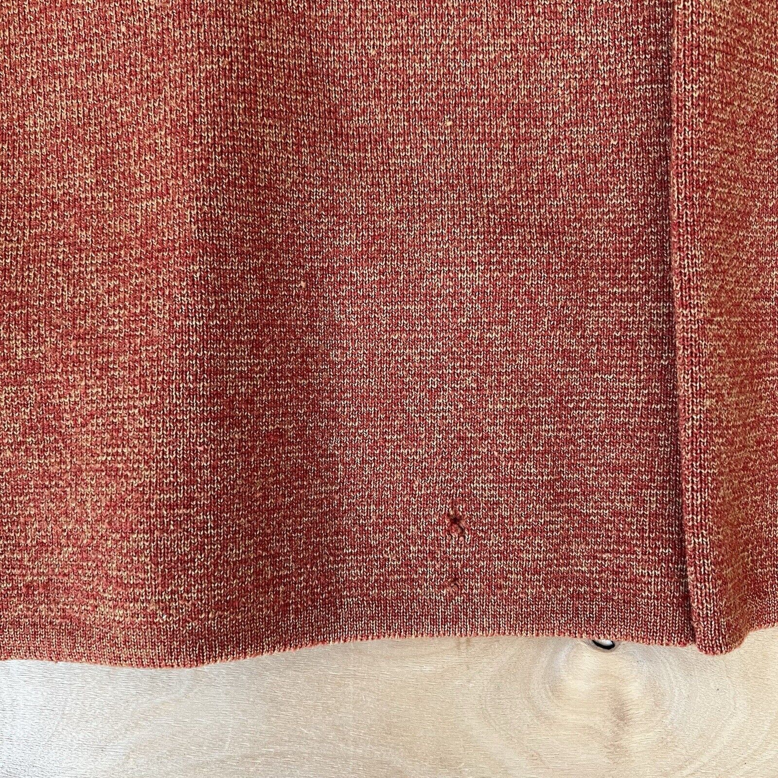 Vintage Vintage Snow Cardigan 34 Orange Wool Sweater 60s Size S / US 4 / IT 40 - 10 Thumbnail