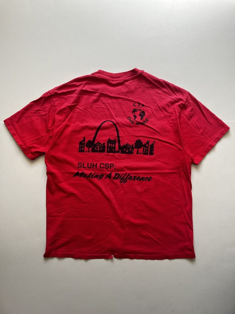Vintage Vintage 90s Making A Difference Tee Size US XL / EU 56 / 4 - 1 Thumbnail