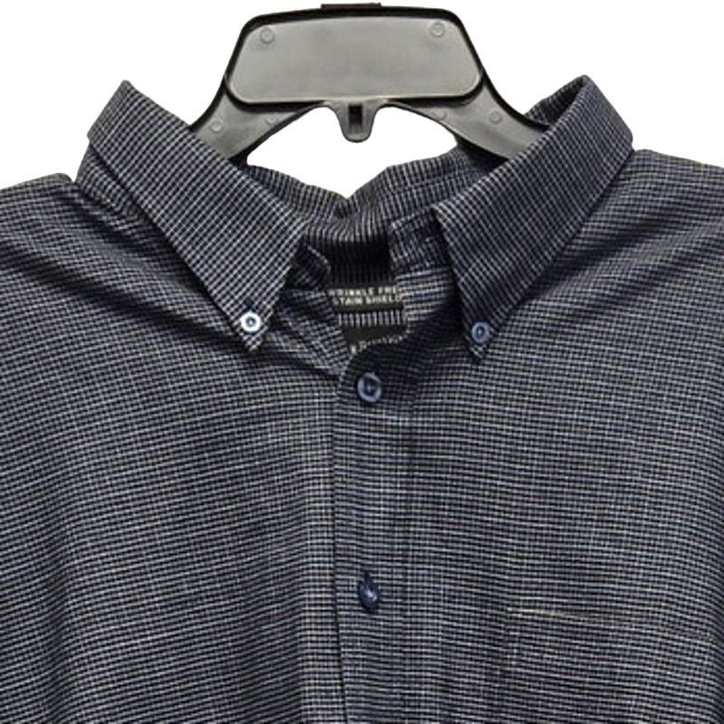 Van Heusen Van Heusen Mens 2XLT Plaid Long Sleeve Button Up Shirt Size US XXL / EU 58 / 5 - 2 Thumbnail