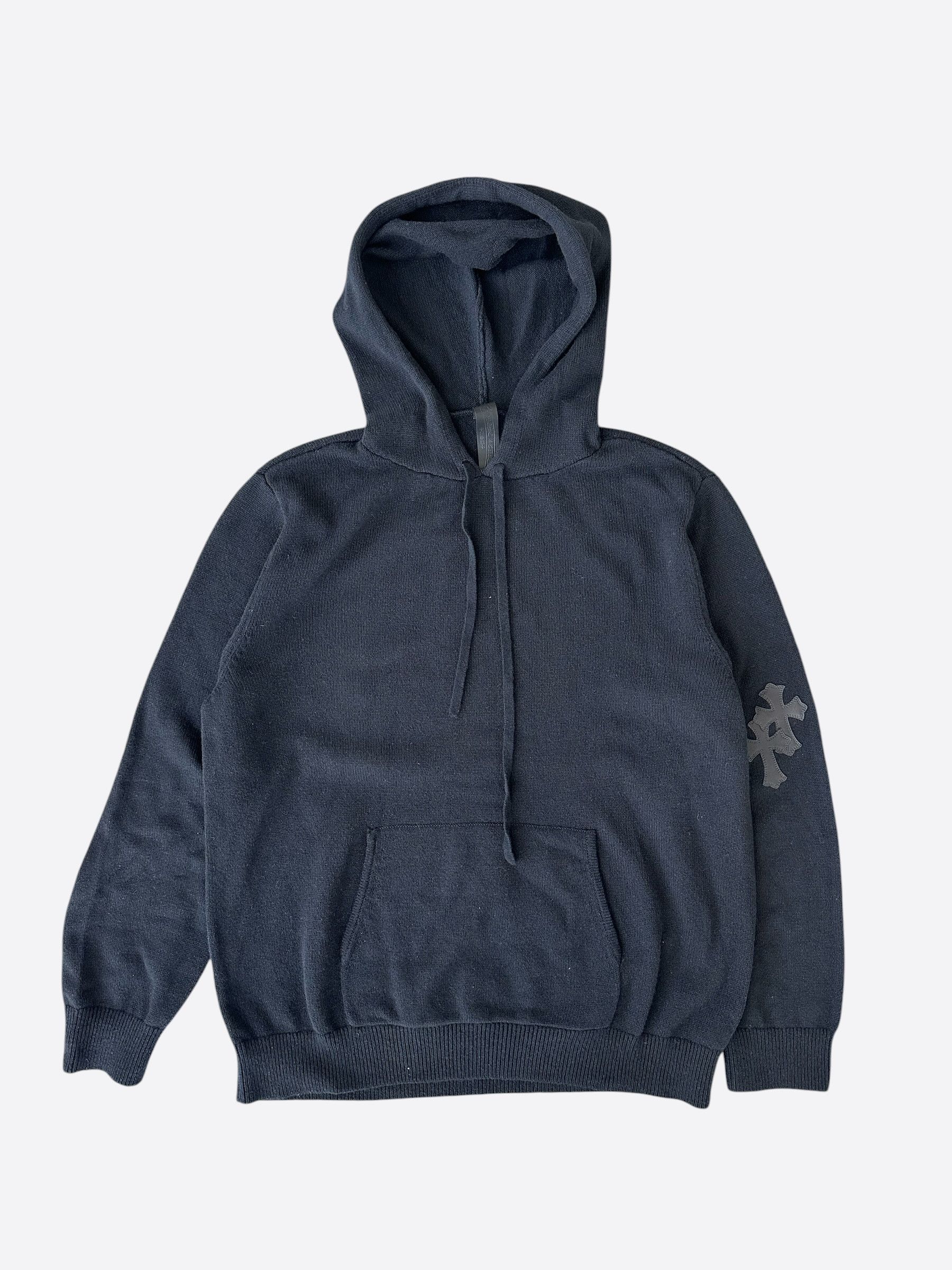 Chrome Hearts Chrome Heart Hoodie Cross Biglogo And Zipper Cross