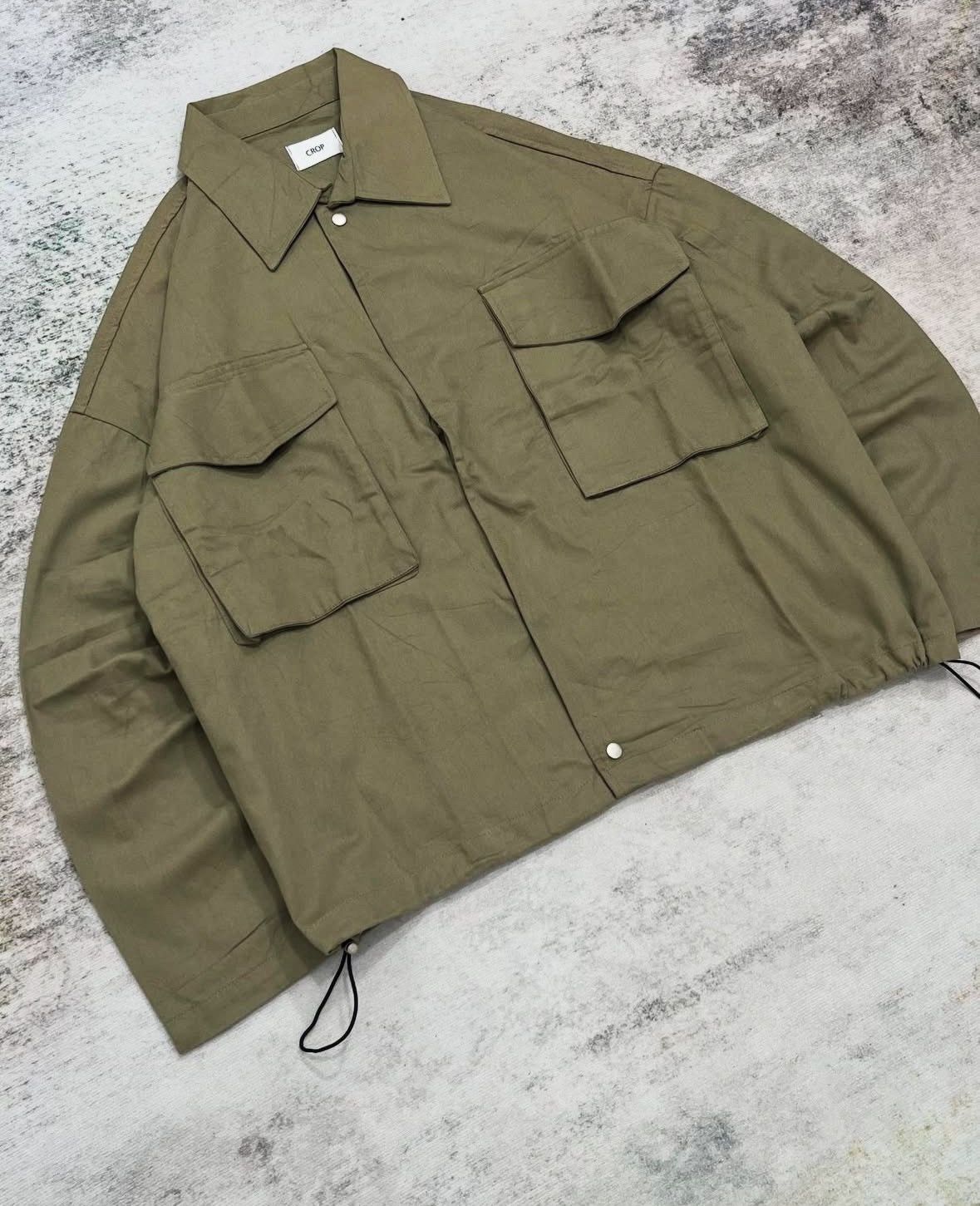 Crop Two Big Pockeg Jacket