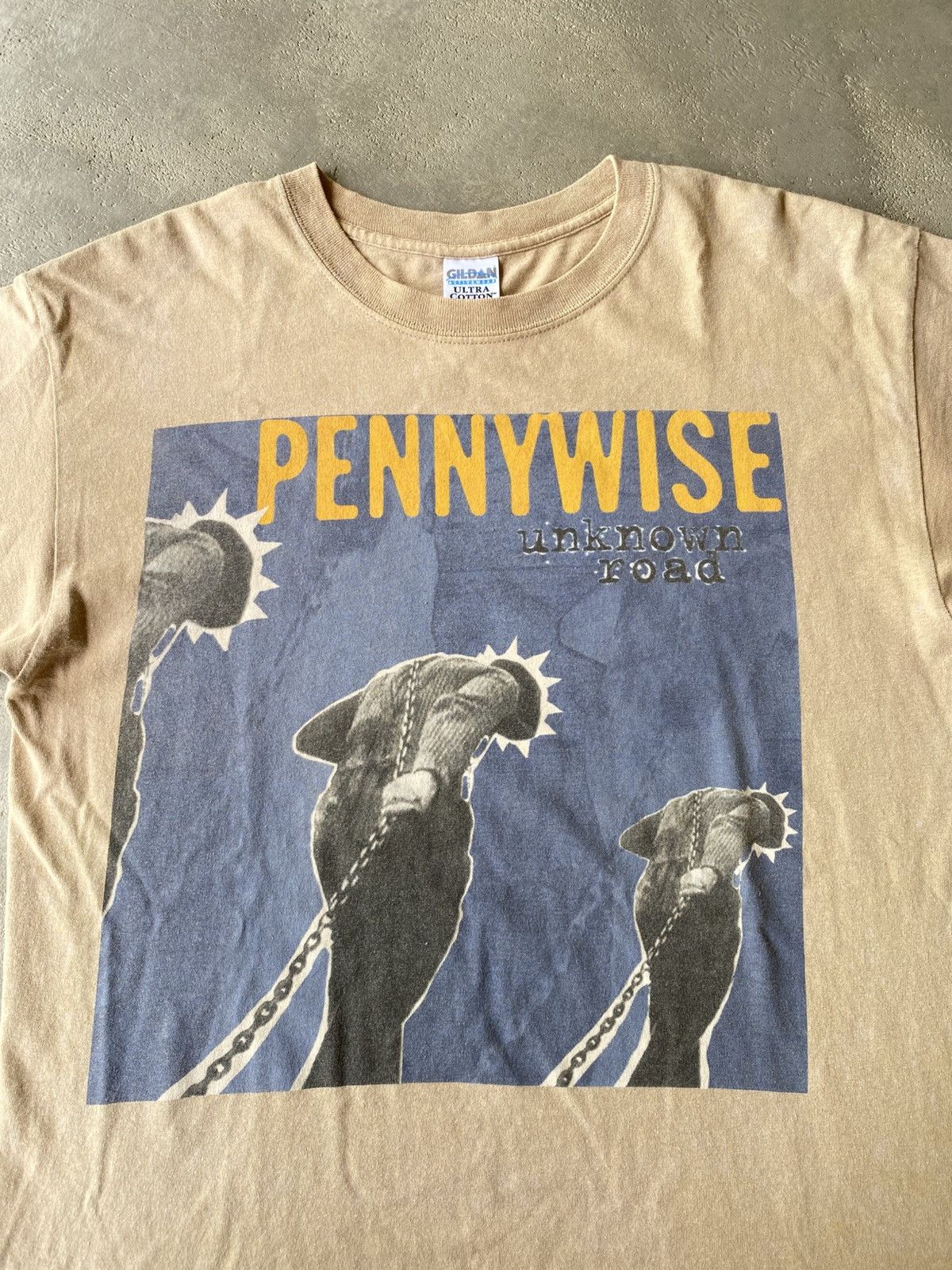 Band Tees × Vintage Vintage Pennywise Unknown Road Tshirt Size US L / EU 52-54 / 3 - 3 Thumbnail