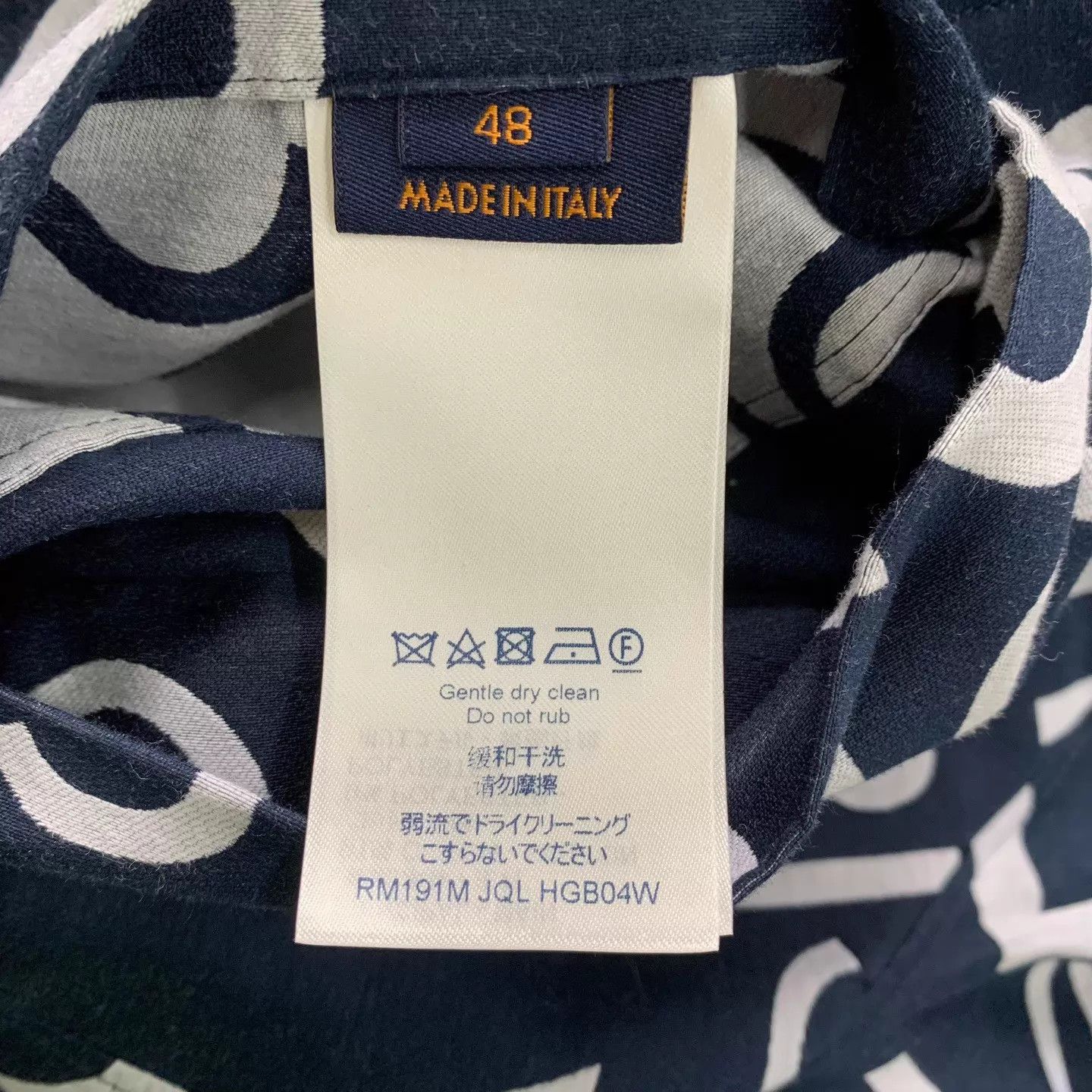 Louis Vuitton LV Blue Allover Print Jacket 48 98 New Size US M / EU 48-50 / 2 - 6 Thumbnail