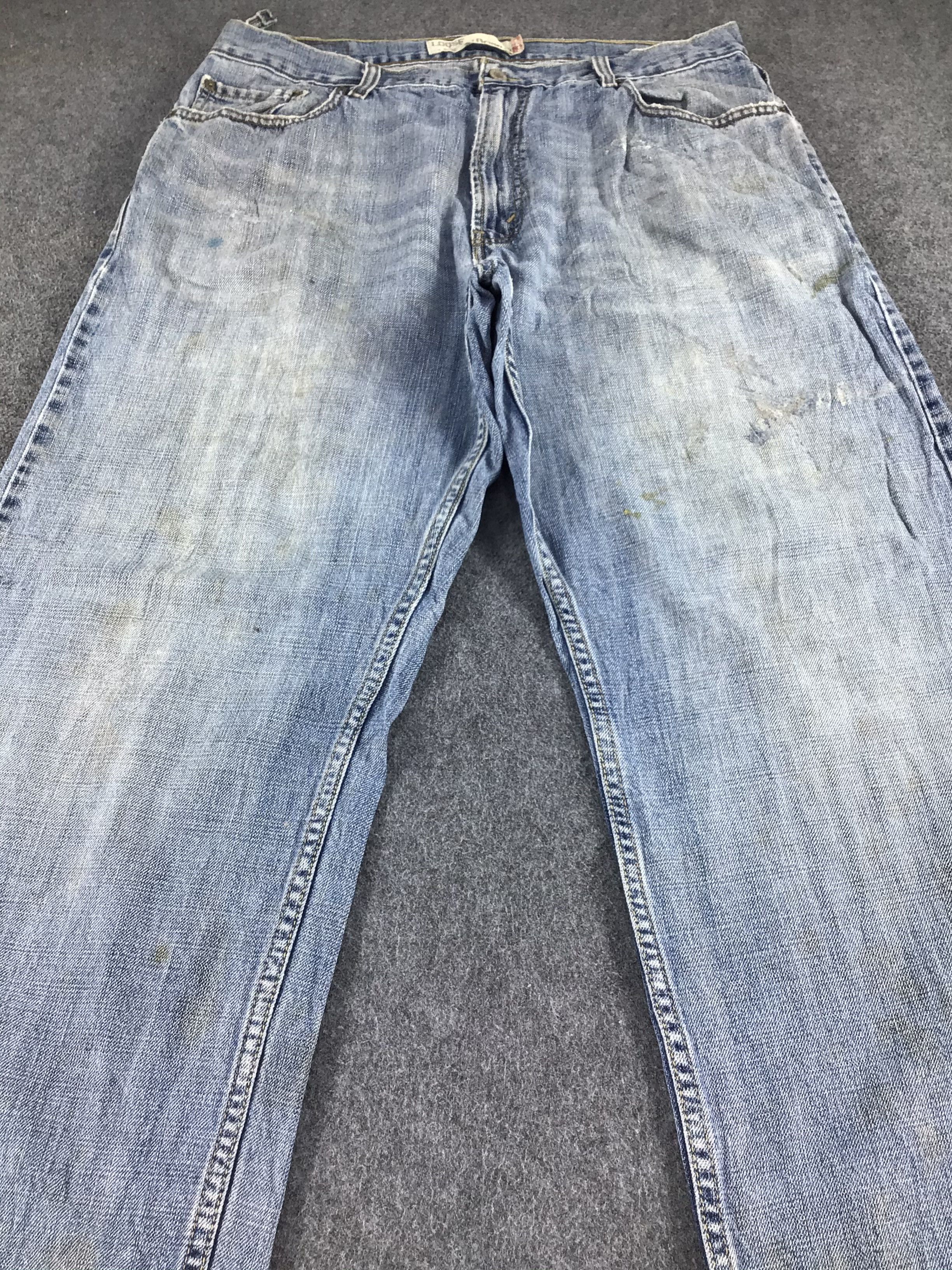 Levi's Vintage Levis 569 Jeans Faded Blue Denim -J566 Size US 36 / EU 52 - 3 Thumbnail