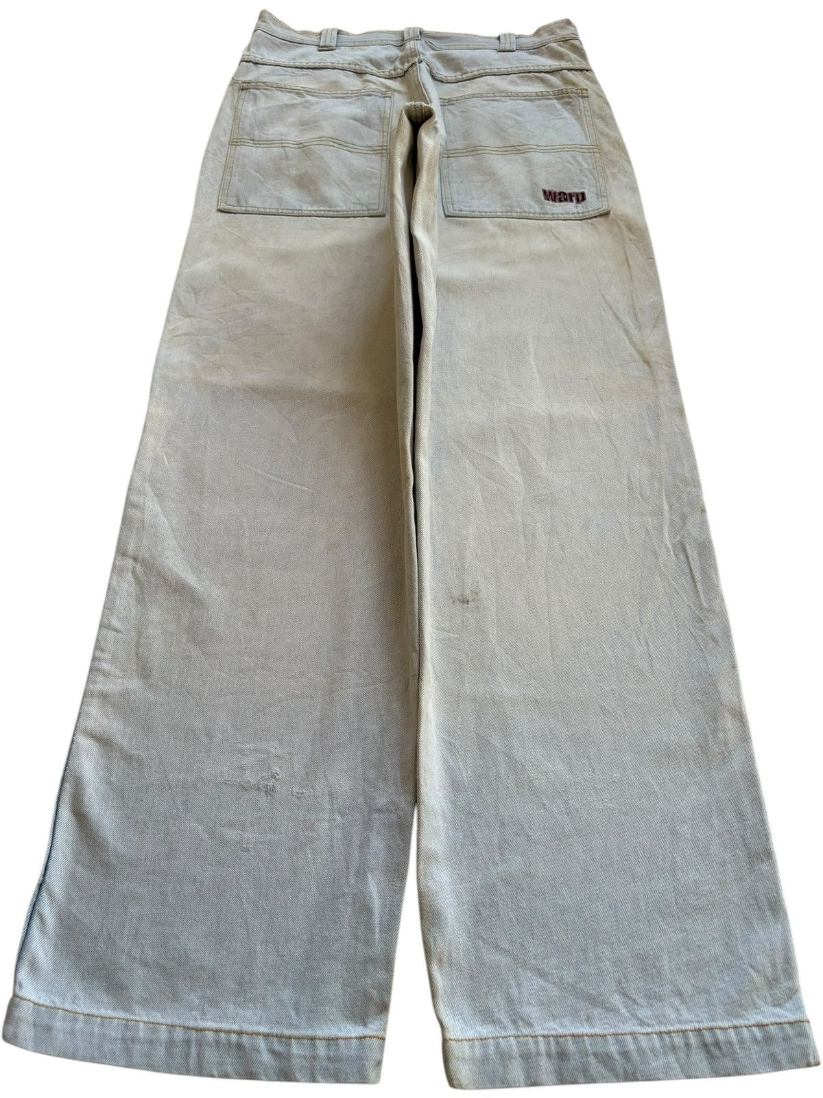Japanese Brand Vintage Japanese Brand Light Blue Mud Wash Baggy Jeans Size US 32 / EU 48 - 2 Thumbnail