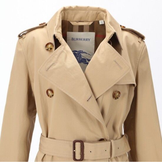 Burberry o1w1db10426 Trench Coat in Honey Size M / US 6-8 / IT 42-44 - 6 Thumbnail