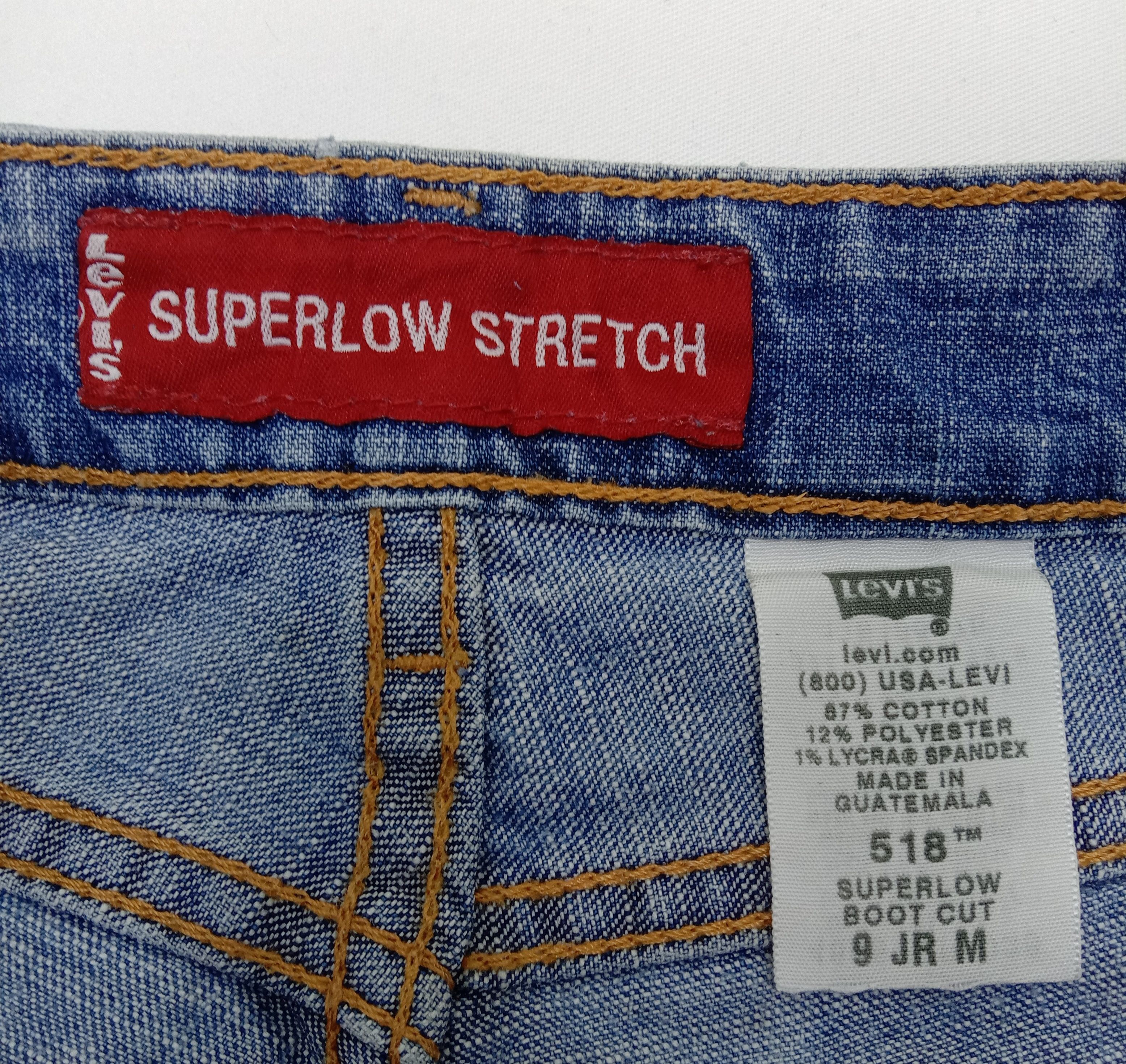 Levi's Vintage Levi's 518 Flare Jeans Superlow Stretch Denim Size 32" / US 10 / IT 46 - 14 Thumbnail