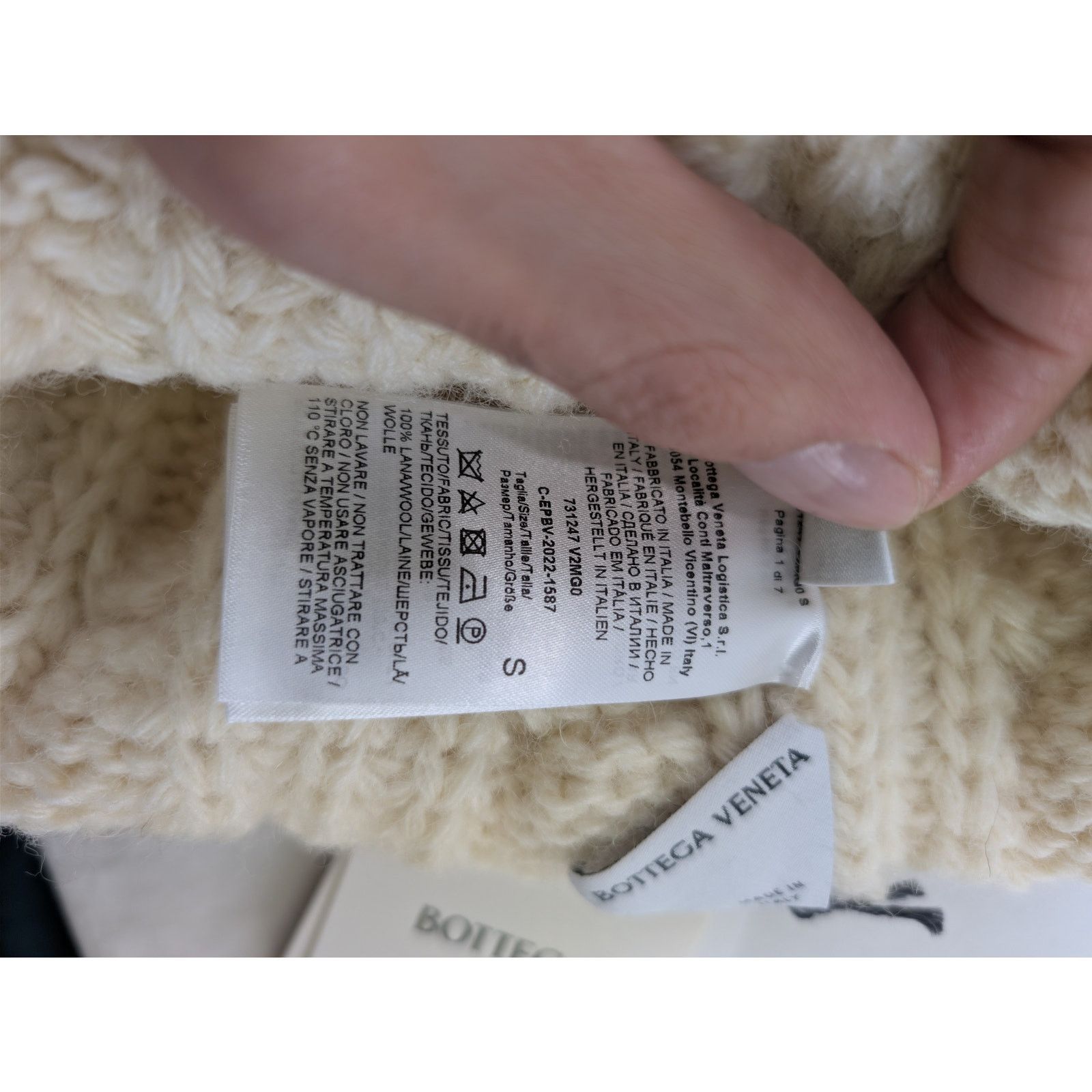 Bottega Veneta o1rshd1 Size: S / HW Chunky Wool Cable Knit Beanie Cap / Hat Size ONE SIZE - 11 Thumbnail