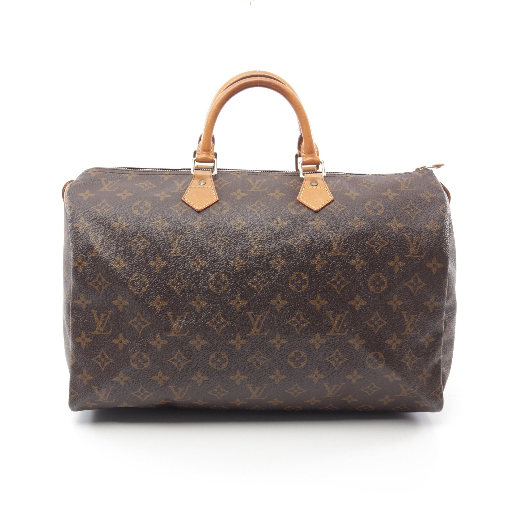Louis Vuitton Louis Vuitton Speedy 40 Monogram Handbag Leather Brown Size ONE SIZE - 1 Thumbnail