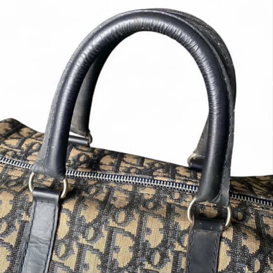 Christian Dior Monsieur Authentic Vintage Dior Trotter/Boston Bag in Blue Size ONE SIZE - 10 Thumbnail