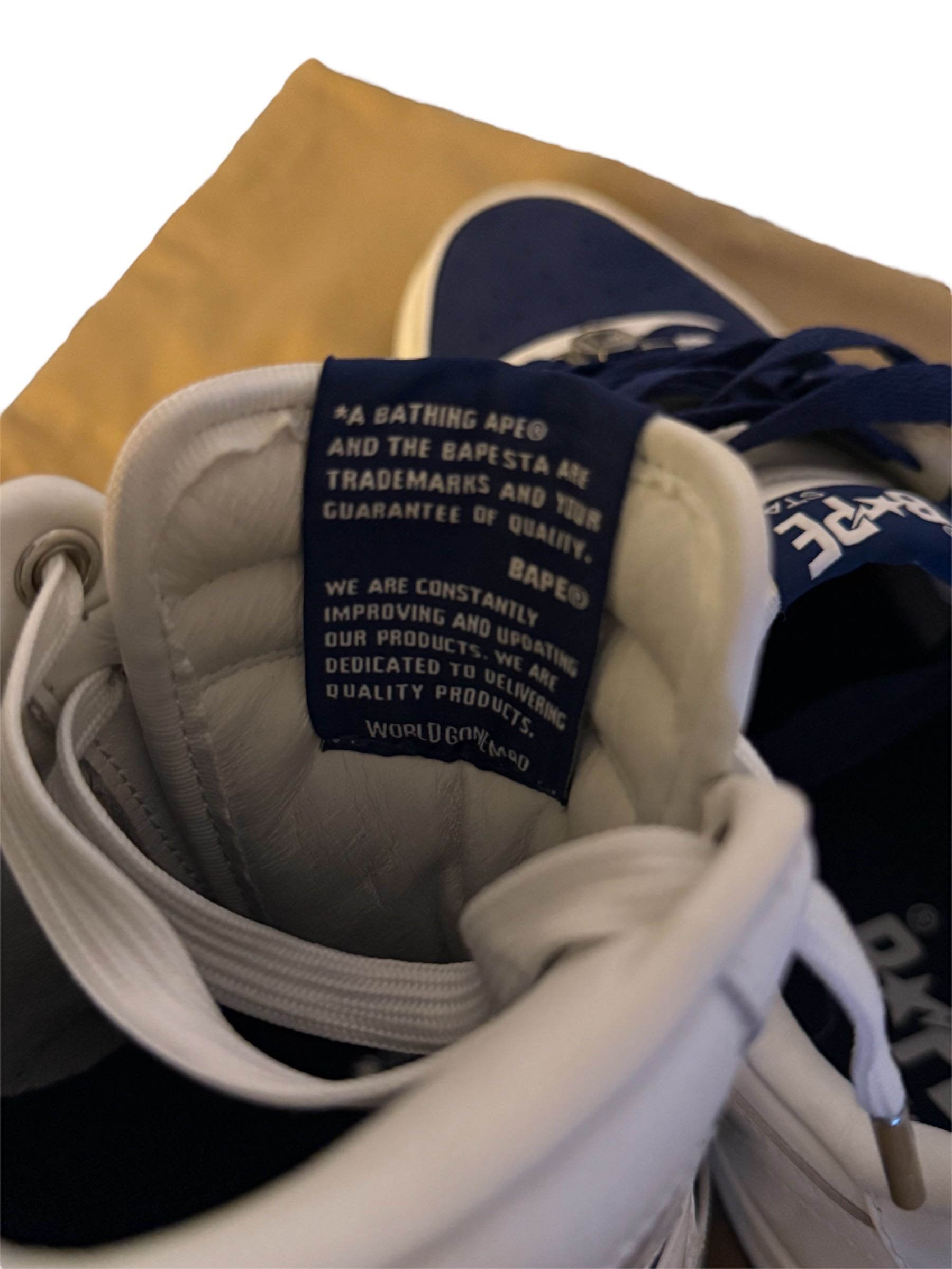 Bape BAPE STA #6 MENS NAVY Size US 8 / EU 41 - 6 Thumbnail