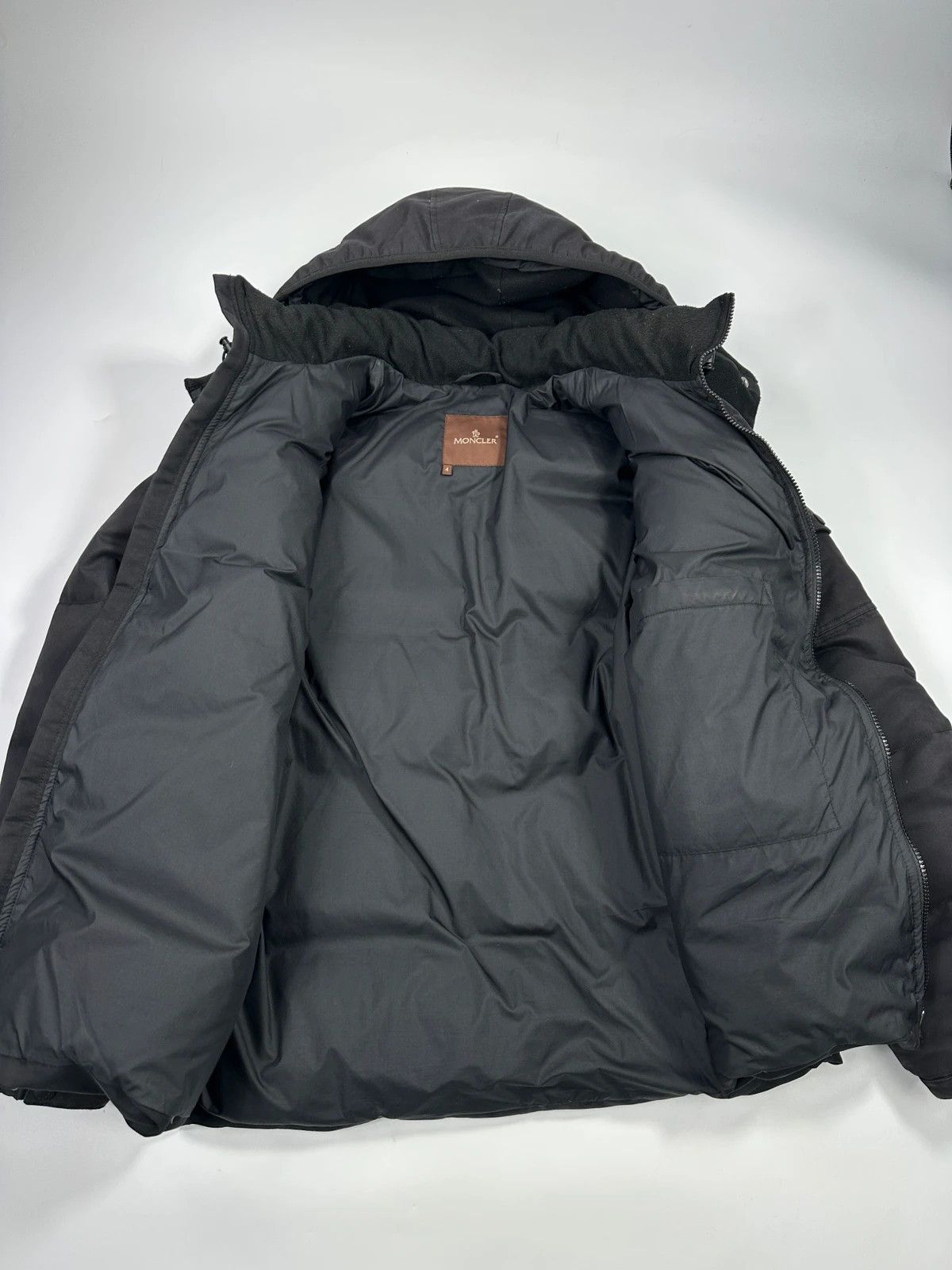Moncler Moncler 00’s Maya Black Cotton & Down Hooded Puffer Jacket Size US L / EU 52-54 / 3 - 9 Thumbnail