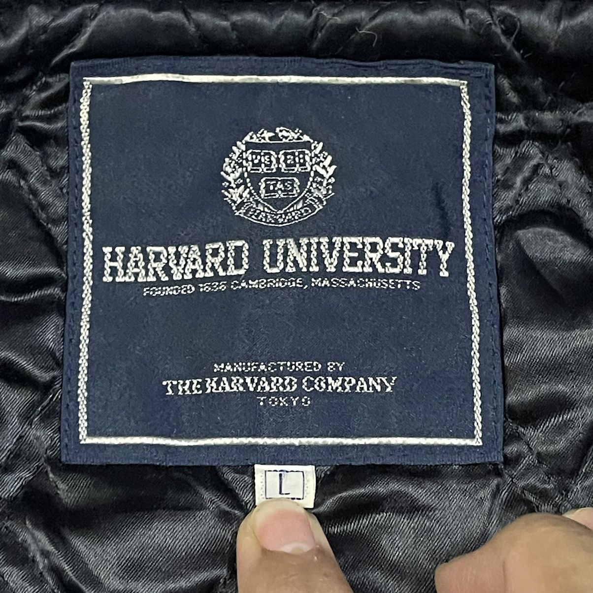 Other Vintage Harvard University Wool Leather Varsity Jacket Size US L / EU 52-54 / 3 - 11 Thumbnail