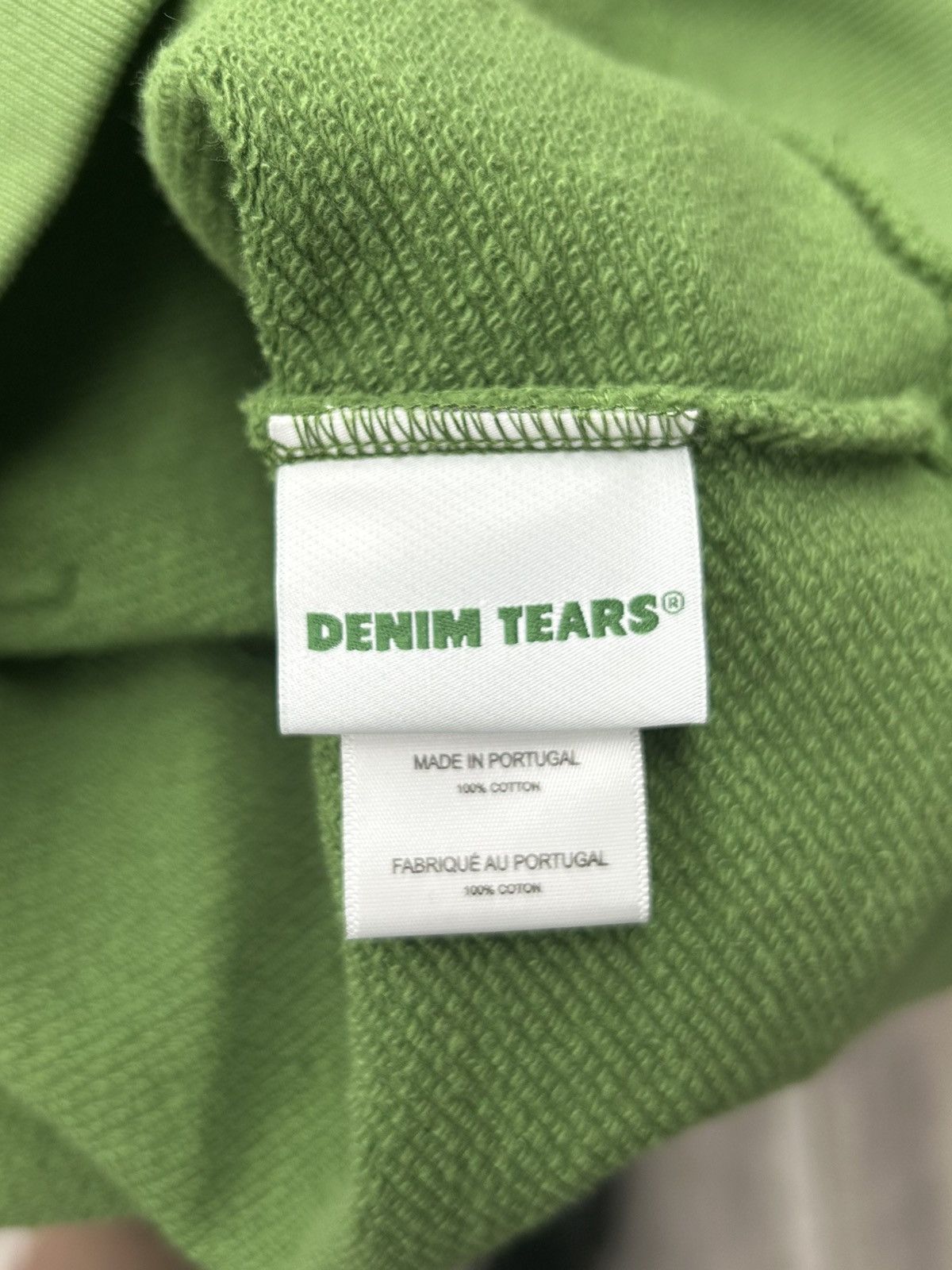 DENIM TEARS Tears cut out hoodie Size US L / EU 52-54 / 3 - 5 Thumbnail