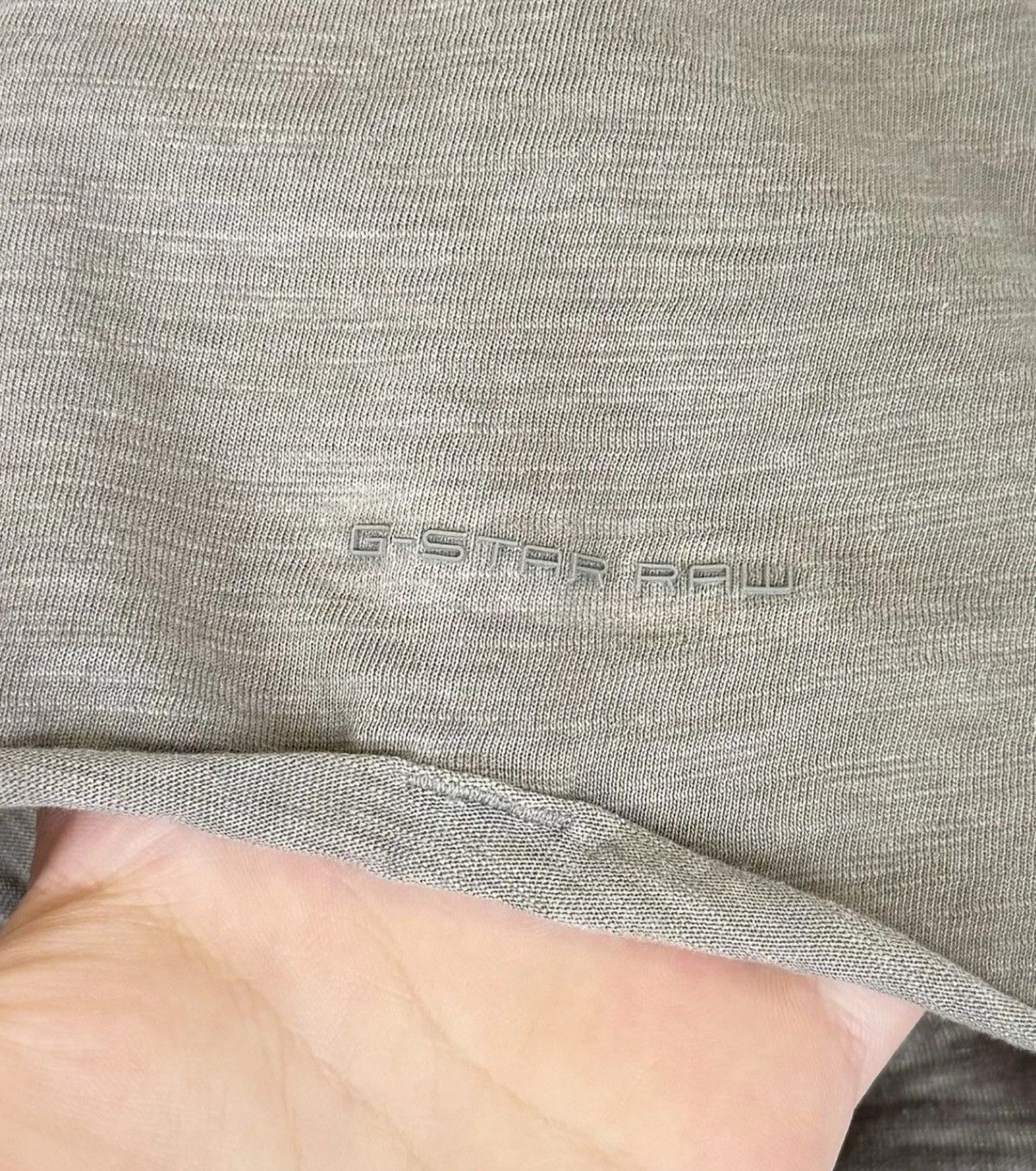 G-Star G-Star Raw Basil Short Sleeve Crew Neck T-shirt Gray Top Big Size US L / EU 52-54 / 3 - 6 Thumbnail