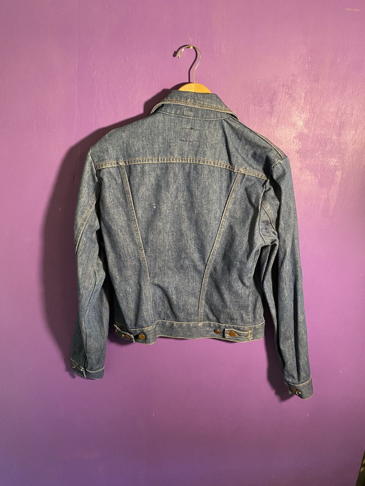 Wrangler Vintage 70s Wrangler dark western denim jacket Size US S / EU 44-46 / 1 - 2 Thumbnail