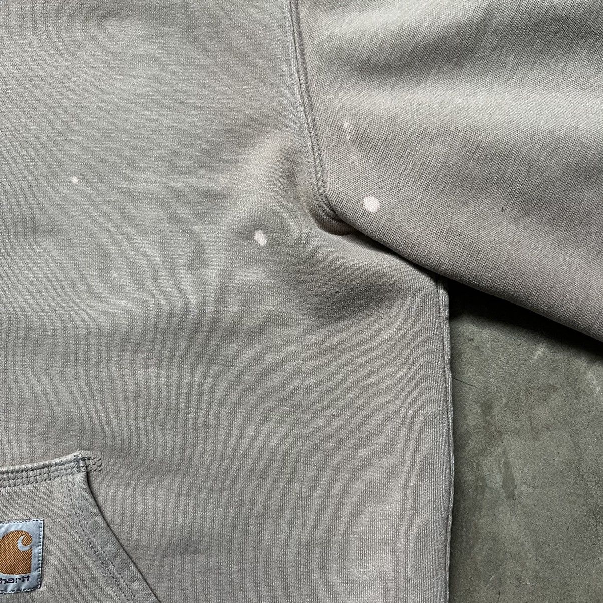 Carhartt × Carhartt Wip × Vintage Vintage Carhartt Distressed Sherpa-Lined Hoodie Sweater Size US L / EU 52-54 / 3 - 8 Thumbnail