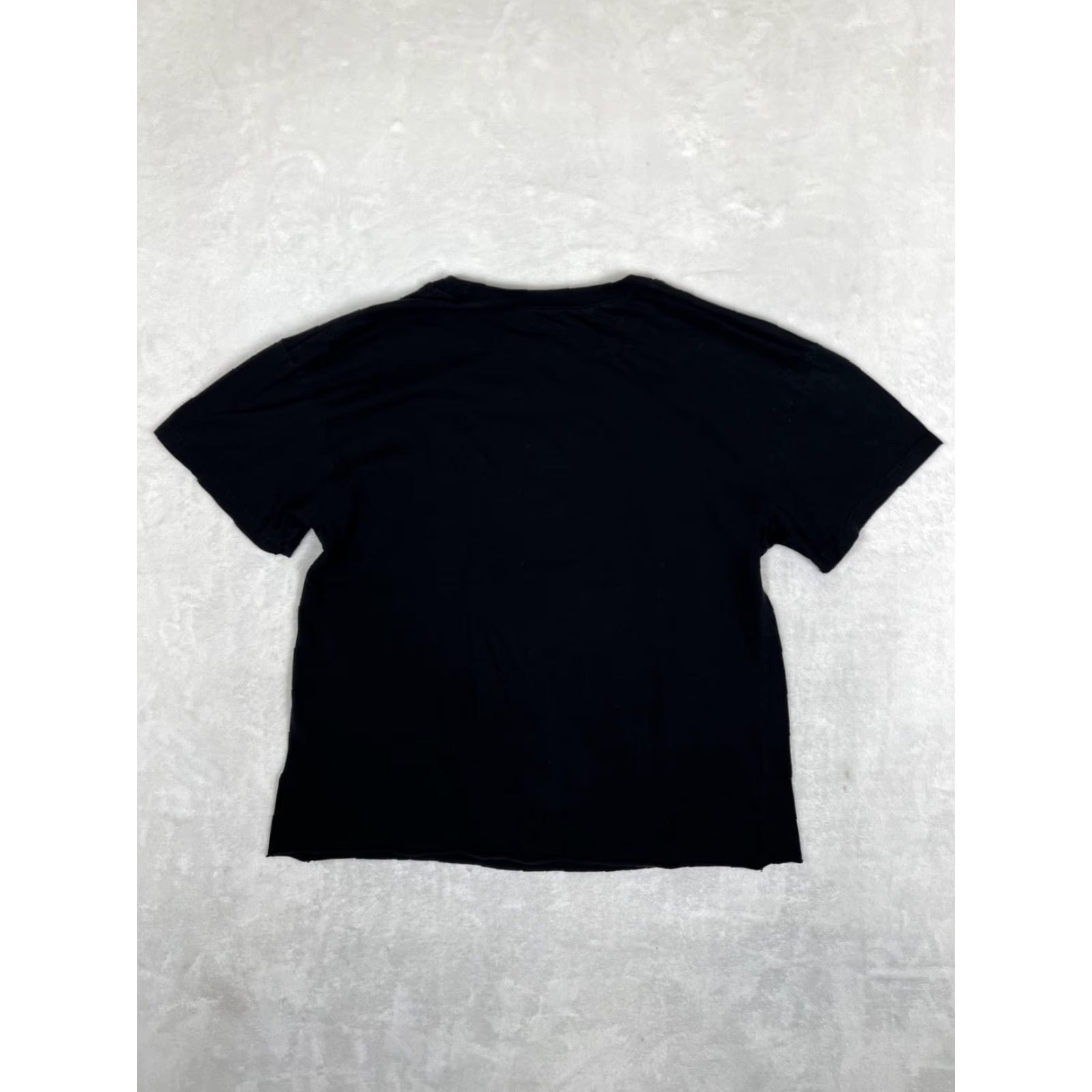 Etro VINTAGE Selena T-Shirt Shortsleeve Crew Neck Cropped Women's L Black Cotton La Leyenda 90s Music Century Size L / US 10 / IT 46 - 7 Thumbnail