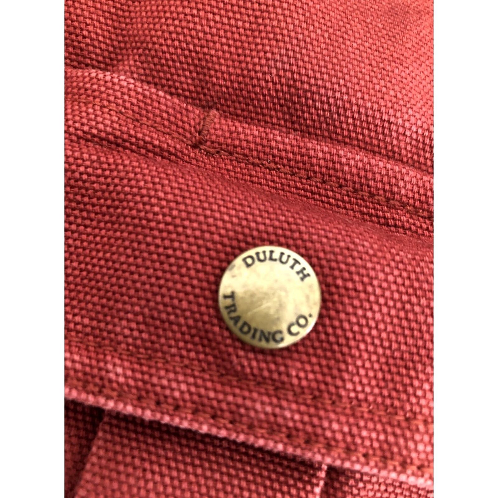 Vintage DULUTH TRADING CO. Very Heavy Duty Canvas Fleece Sherpa Lined 3XL Work Vest Shirt Mens Red 3XL Vest Size US XXL / EU 58 / 5 - 8 Thumbnail