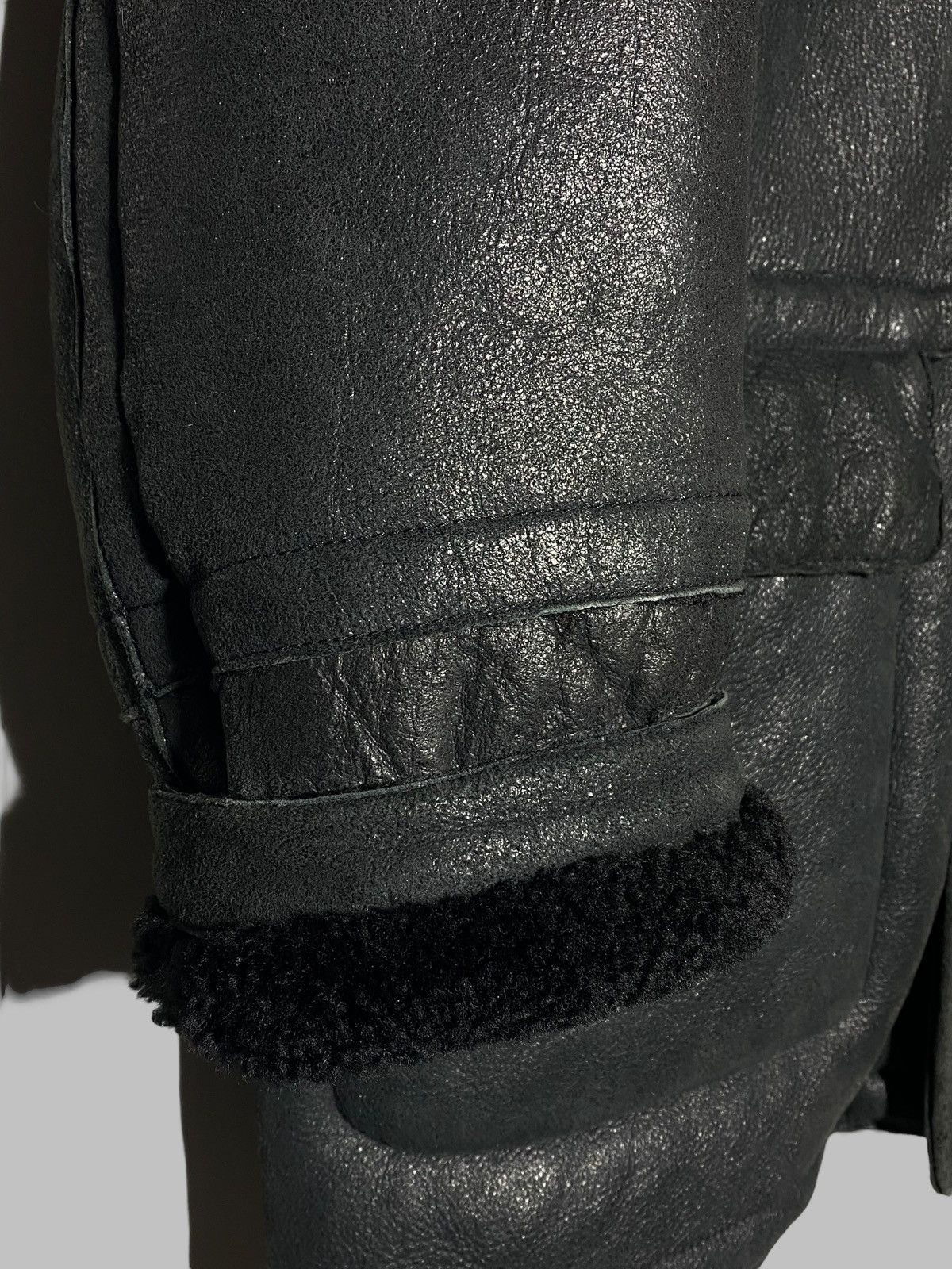 Versace Versace Classic V2 Shearling Jacket Black Vintage Rare Coat Size US XL / EU 56 / 4 - 12 Thumbnail
