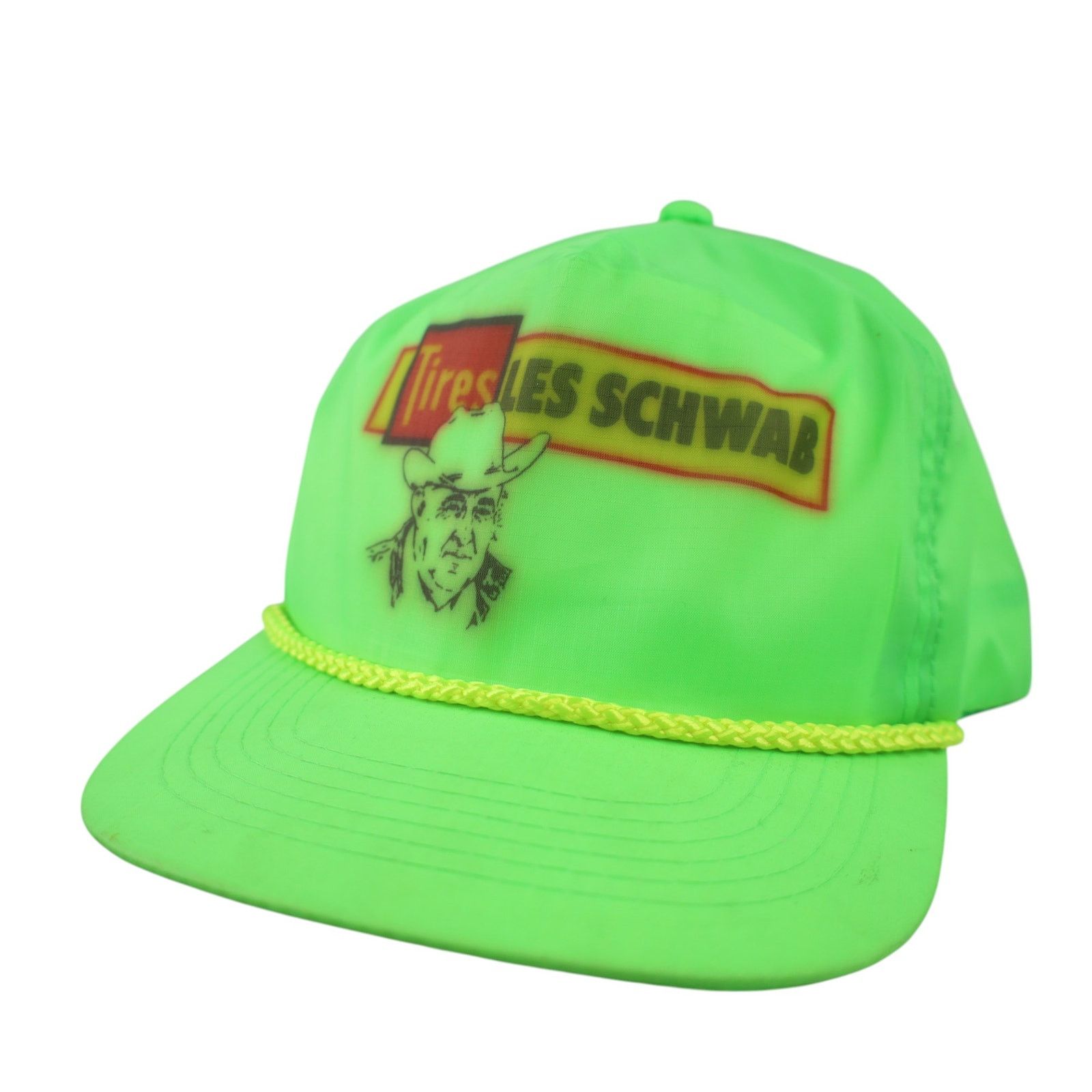Vintage Vintage Les Schwab Tires Zipper Back Trucker Hat Size ONE SIZE - 1 Thumbnail