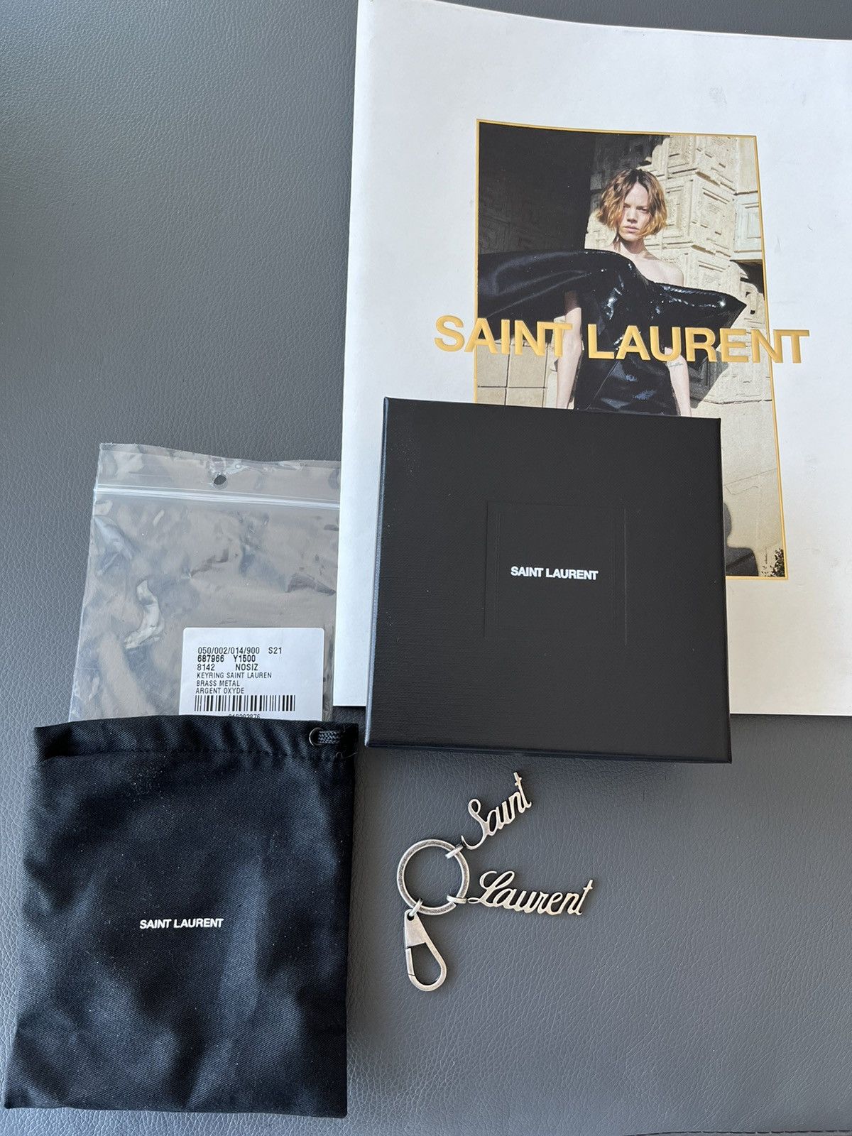 Saint Laurent Paris Saint Laurent Runway Brand New Logo Keyring Keychain RARE Size ONE SIZE - 3 Thumbnail