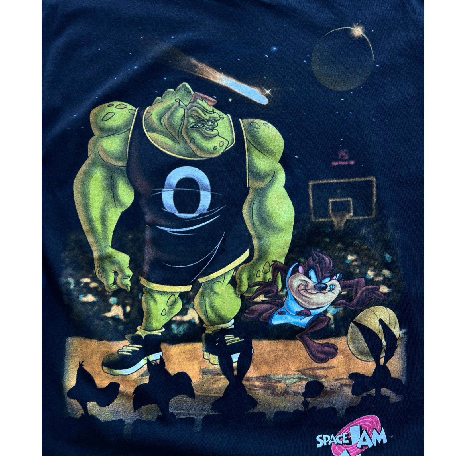 Designer 1996 Space Jam Vintageb Shirt — L — Size US L / EU 52-54 / 3 - 3 Thumbnail