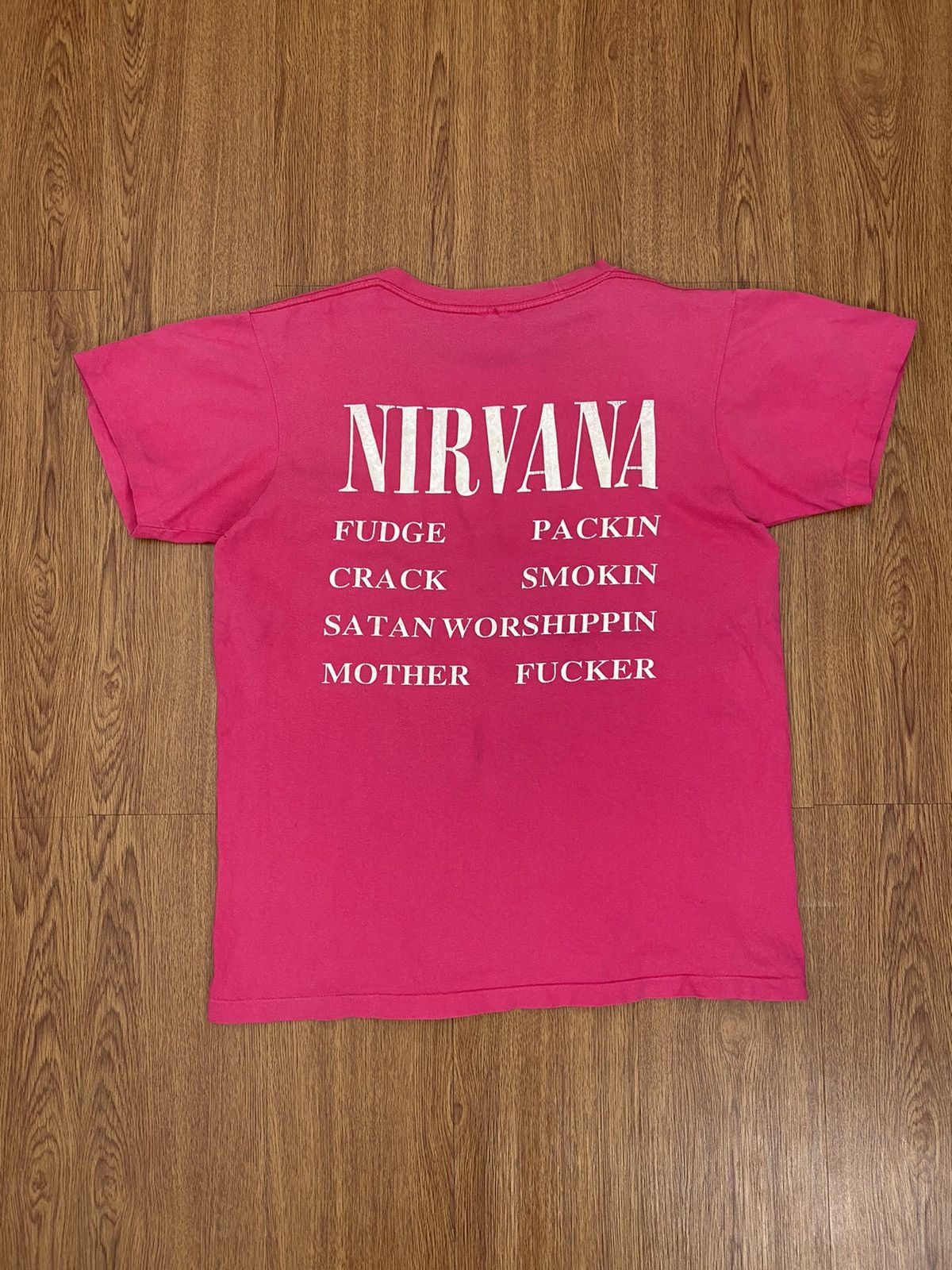 Band Tees Vintage bootleg Nirvana t-shirt Size US S / EU 44-46 / 1 - 4 Thumbnail