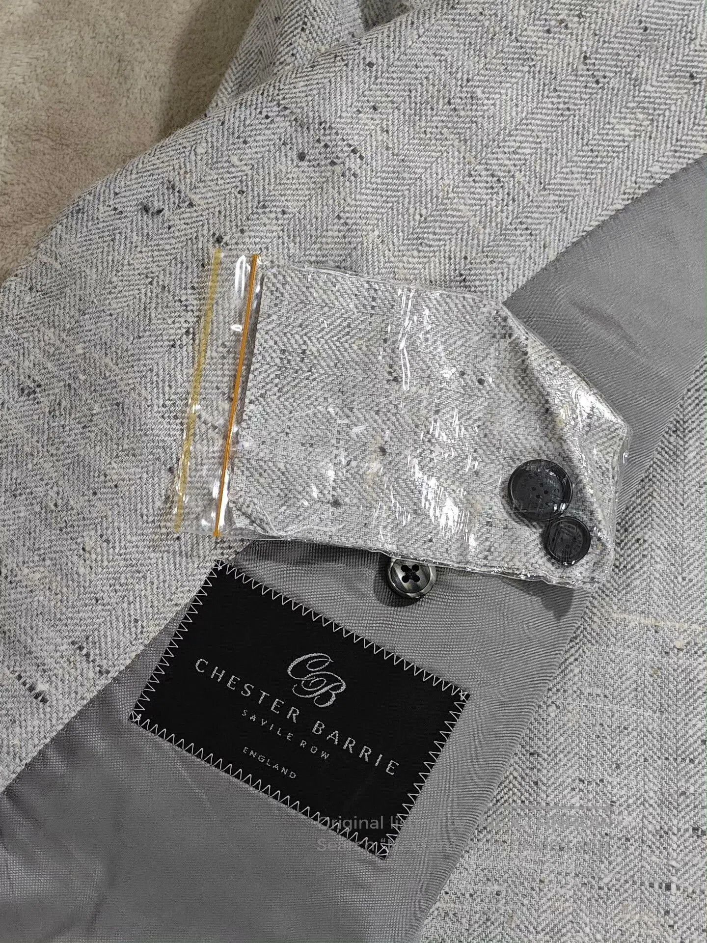 Chester Barrie Chester Barrie Custom Silk Linen Suit. Size US XXL / EU 58 / 5 - 7 Thumbnail