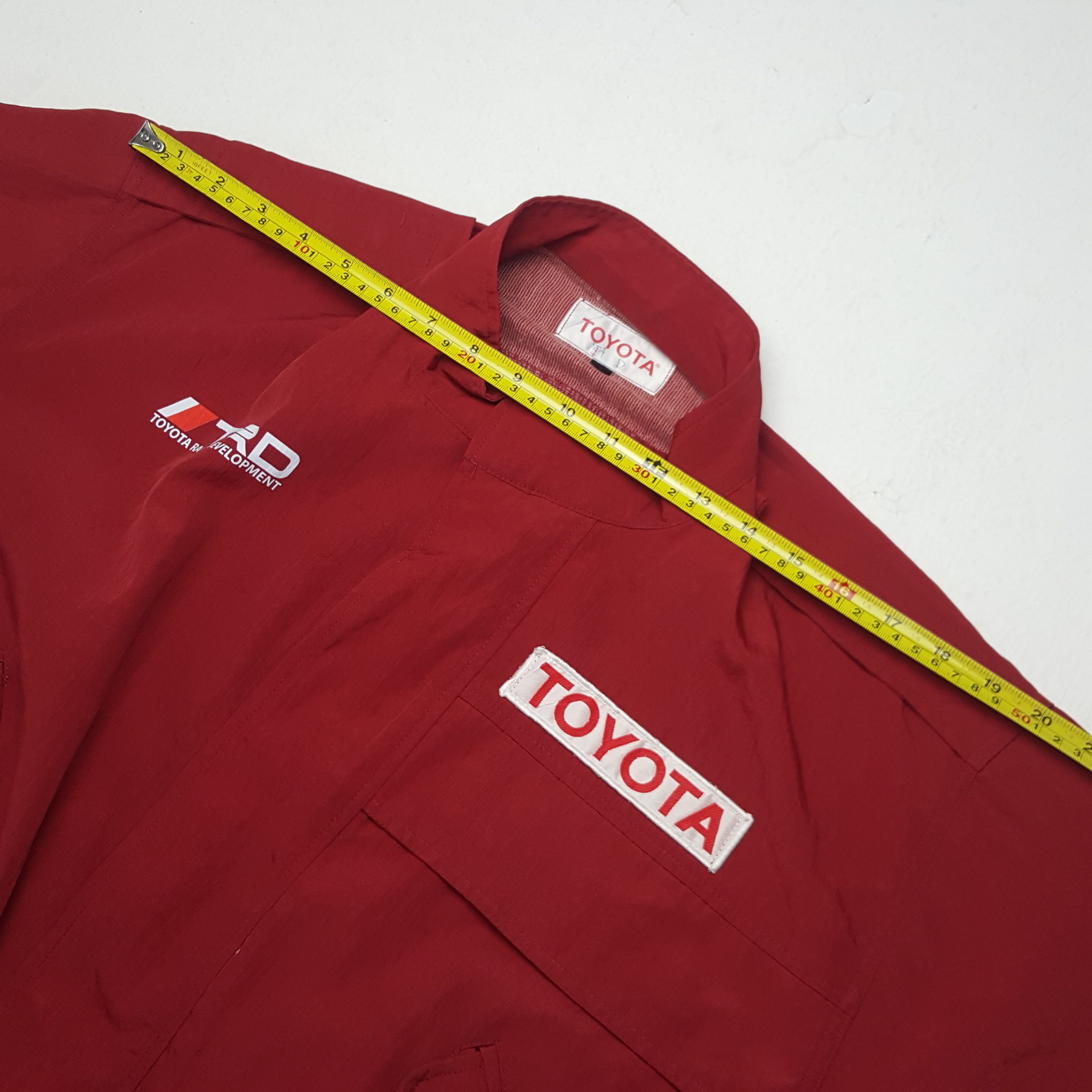 Japanese Brand × Vintage Vintage Toyota Racing Development Custom Art Bomber Jacket Size US M / EU 48-50 / 2 - 6 Thumbnail