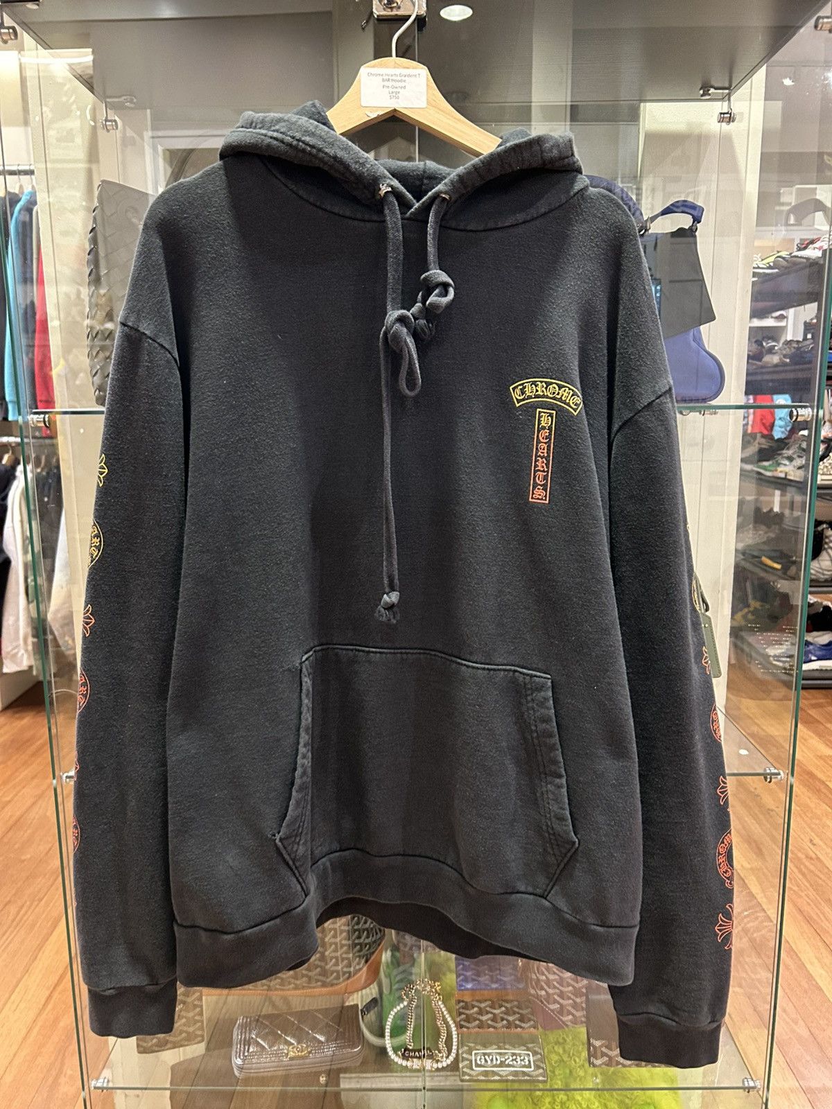 Chrome Hearts Chrome Hearts Gradient TBar Hoodie Size US L / EU 52-54 / 3 - 1 Thumbnail