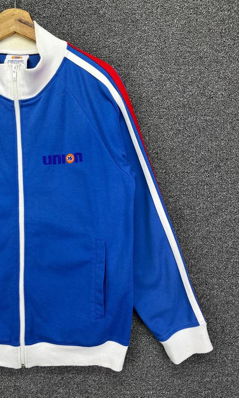 Japanese Brand Vintage Union 76 Lubricant Racing Zip Up Jacket Size US M / EU 48-50 / 2 - 3 Thumbnail