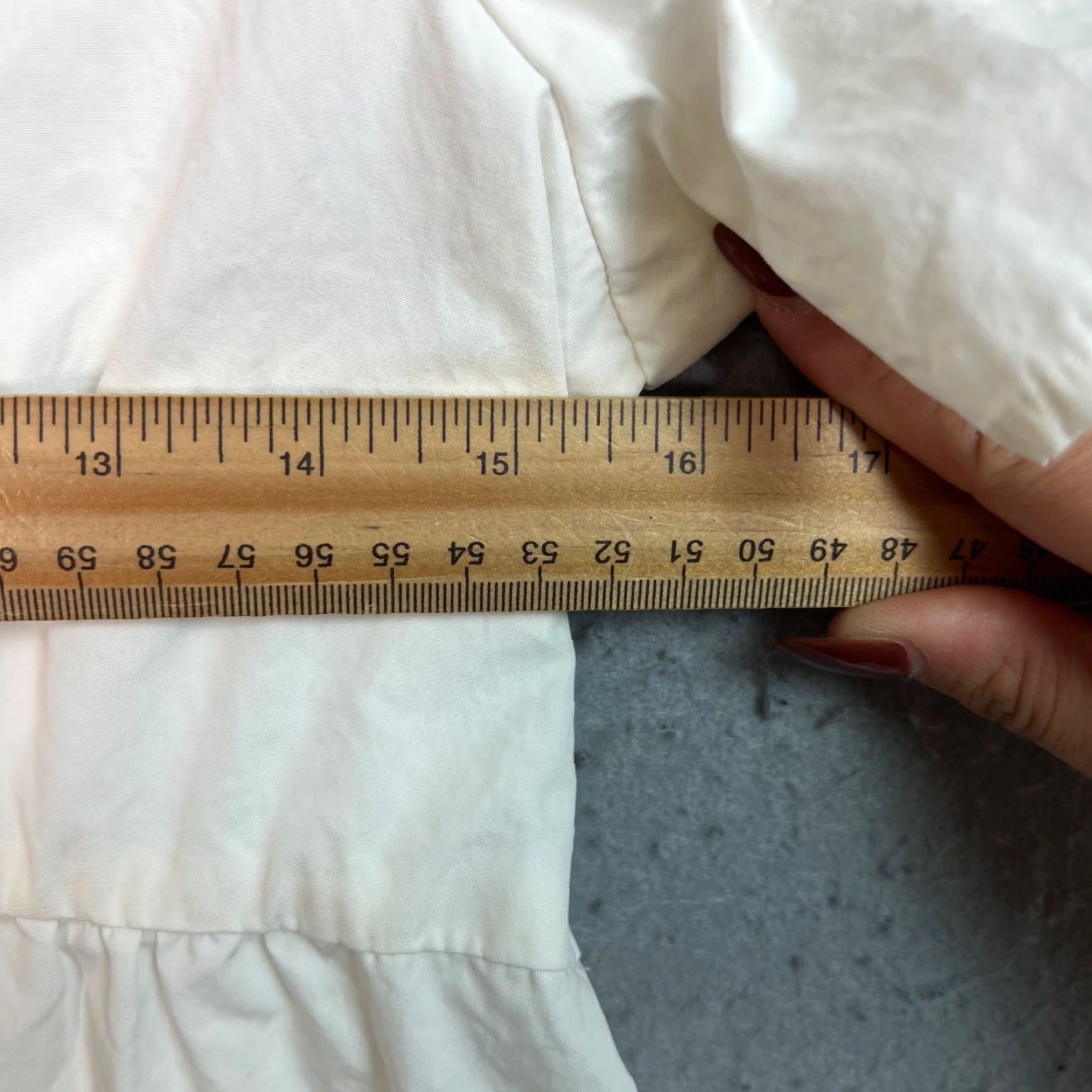 Madewell Madewell Womens Size 2 White Short Sleeve Tie Front Empire Waist Dress Cotton Size 26" / US 2 / IT 38 - 6 Thumbnail