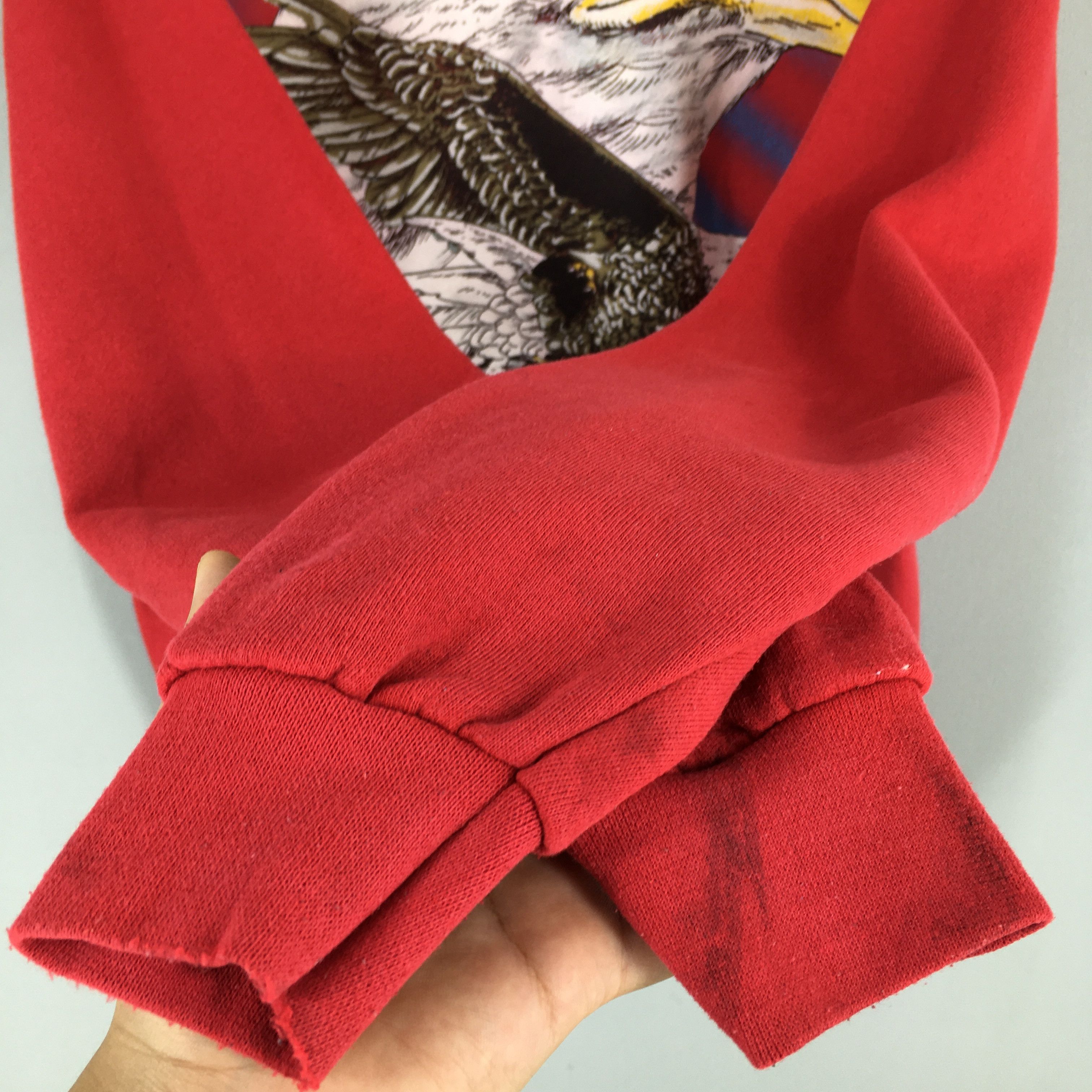 Vintage Vintage Eagles Animal Red Sweatshirt XLarge Size US XL / EU 56 / 4 - 4 Thumbnail