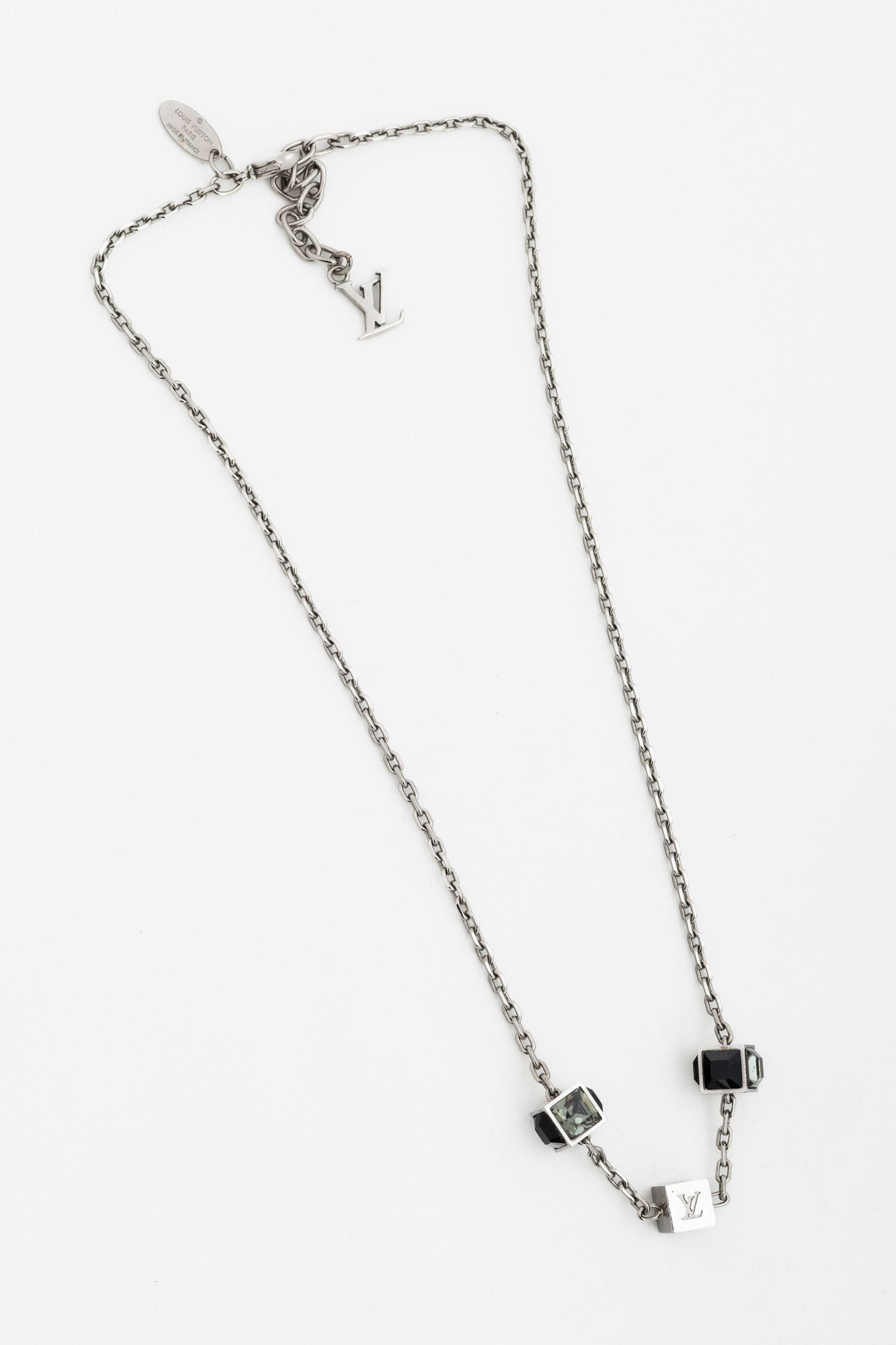 Louis Vuitton Louis Vuitton Gamble Multi-Colour Crystal Chain Necklace Size ONE SIZE - 4 Thumbnail