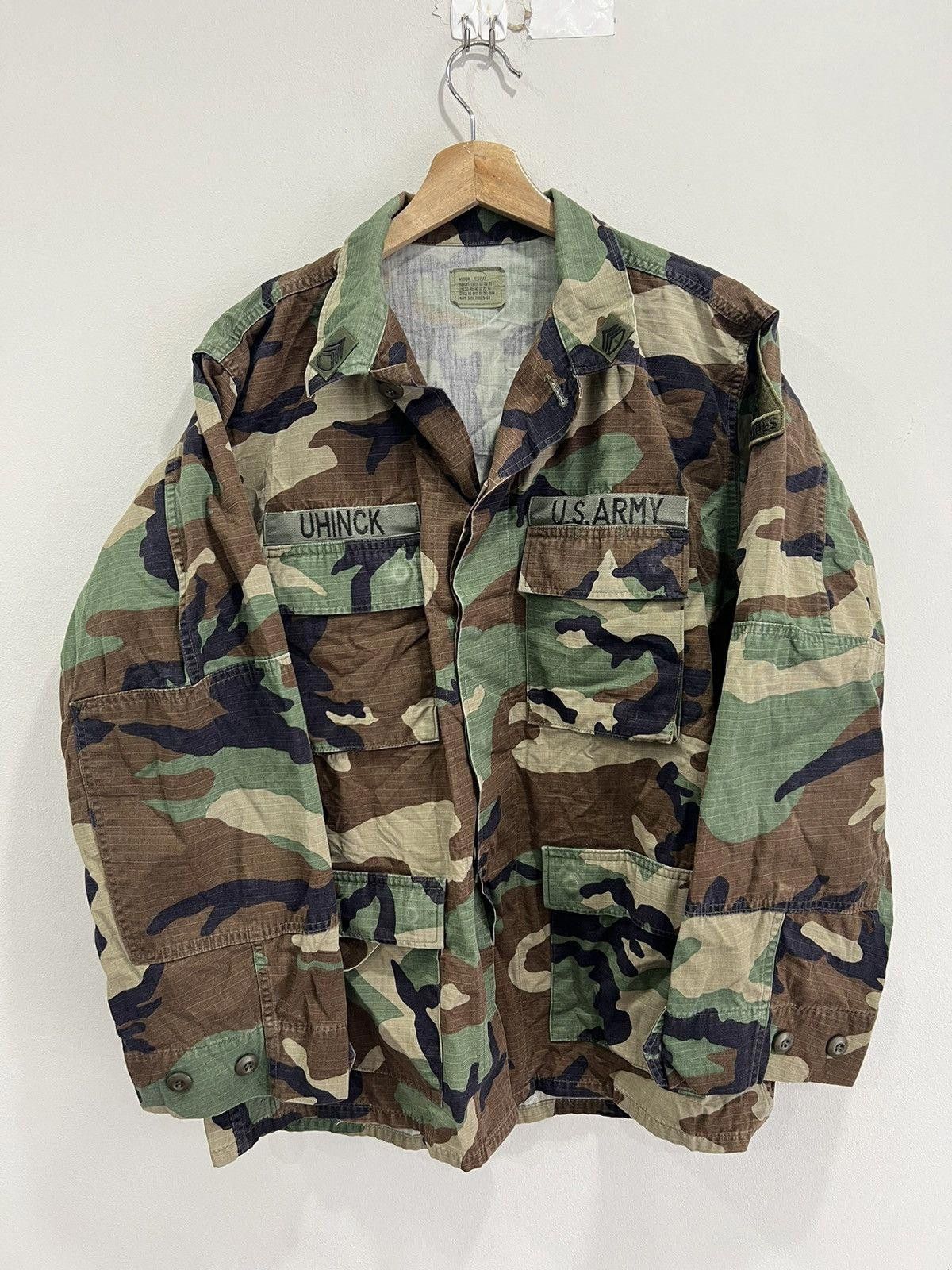 Vintage Vintage Military Camo Army Light Jacket Size US M / EU 48-50 / 2 - 1 Thumbnail
