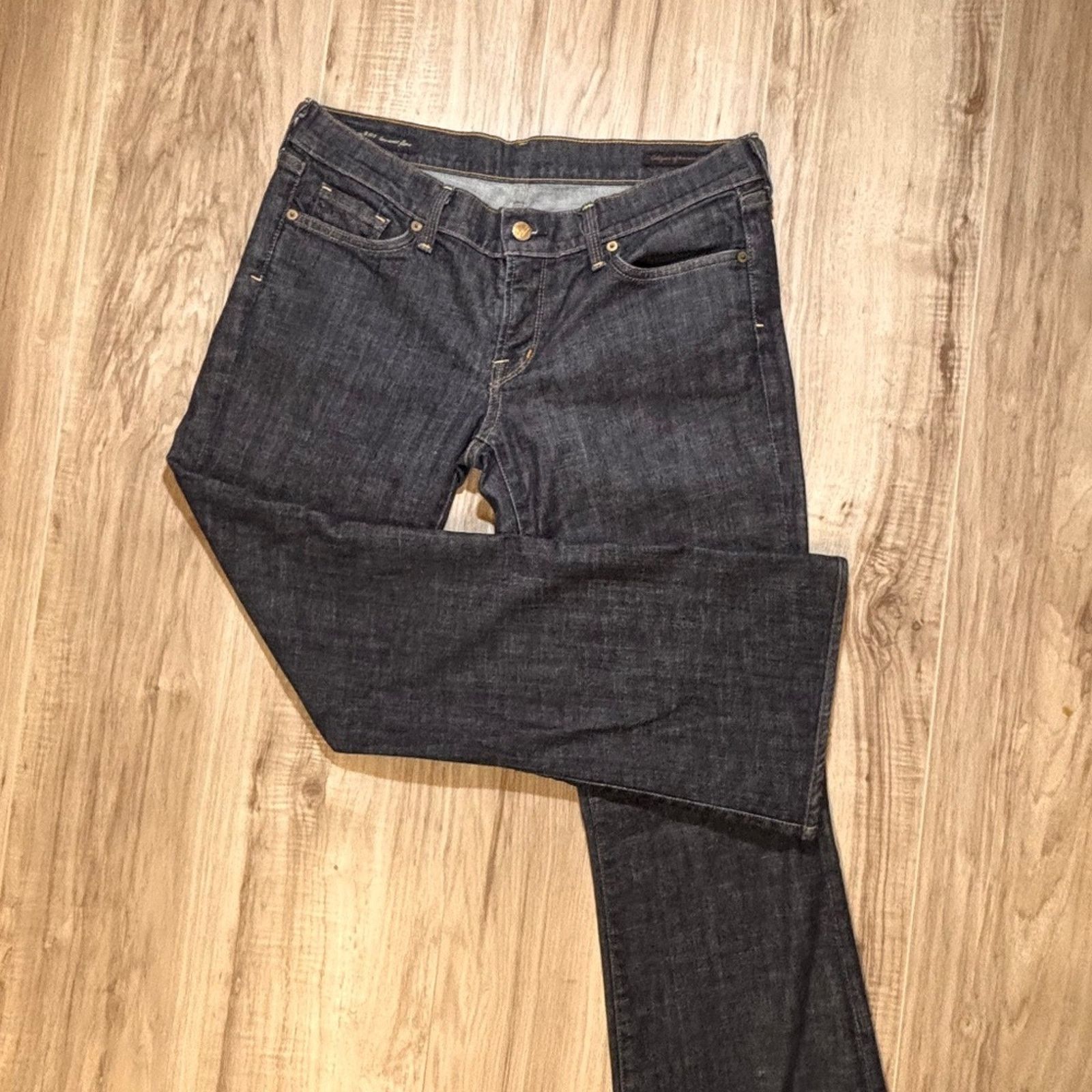 7 For All Mankind 7 For All Mankind Anniversary Nic Nac 109 Stretch Flare - 32 Size 32" / US 10 / IT 46 - 1 Thumbnail