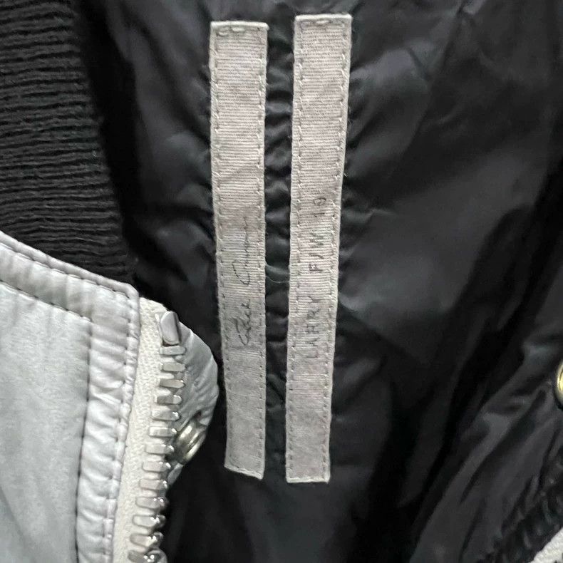 Rick Owens Rick Owens Black and silver split leather zipper jacket-250 Size US M / EU 48-50 / 2 - 3 Thumbnail