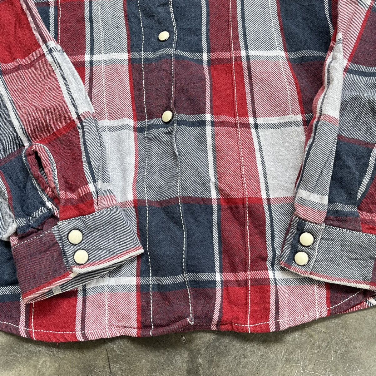 45rpm 45Rpm Flannel Stone Snap Button Flannel Long Sleeve Shirt Size US S / EU 44-46 / 1 - 5 Thumbnail