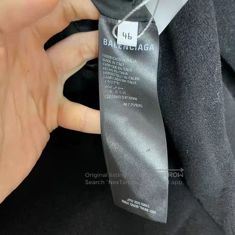 Balenciaga Balenciaga Black Coat Size US S / EU 44-46 / 1 - 6 Thumbnail