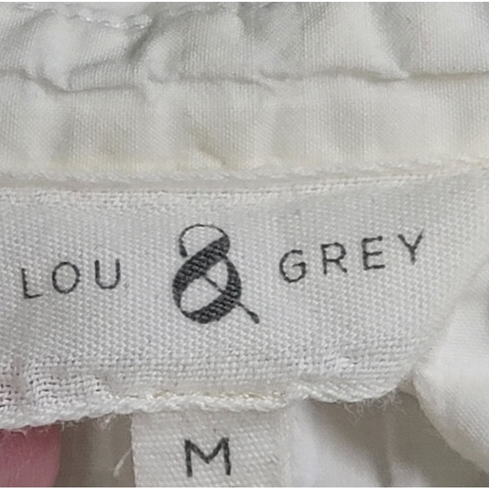 Other Lou & Grey White Checkered Button Up Pointed Collar Top M Size M / US 6-8 / IT 42-44 - 4 Thumbnail