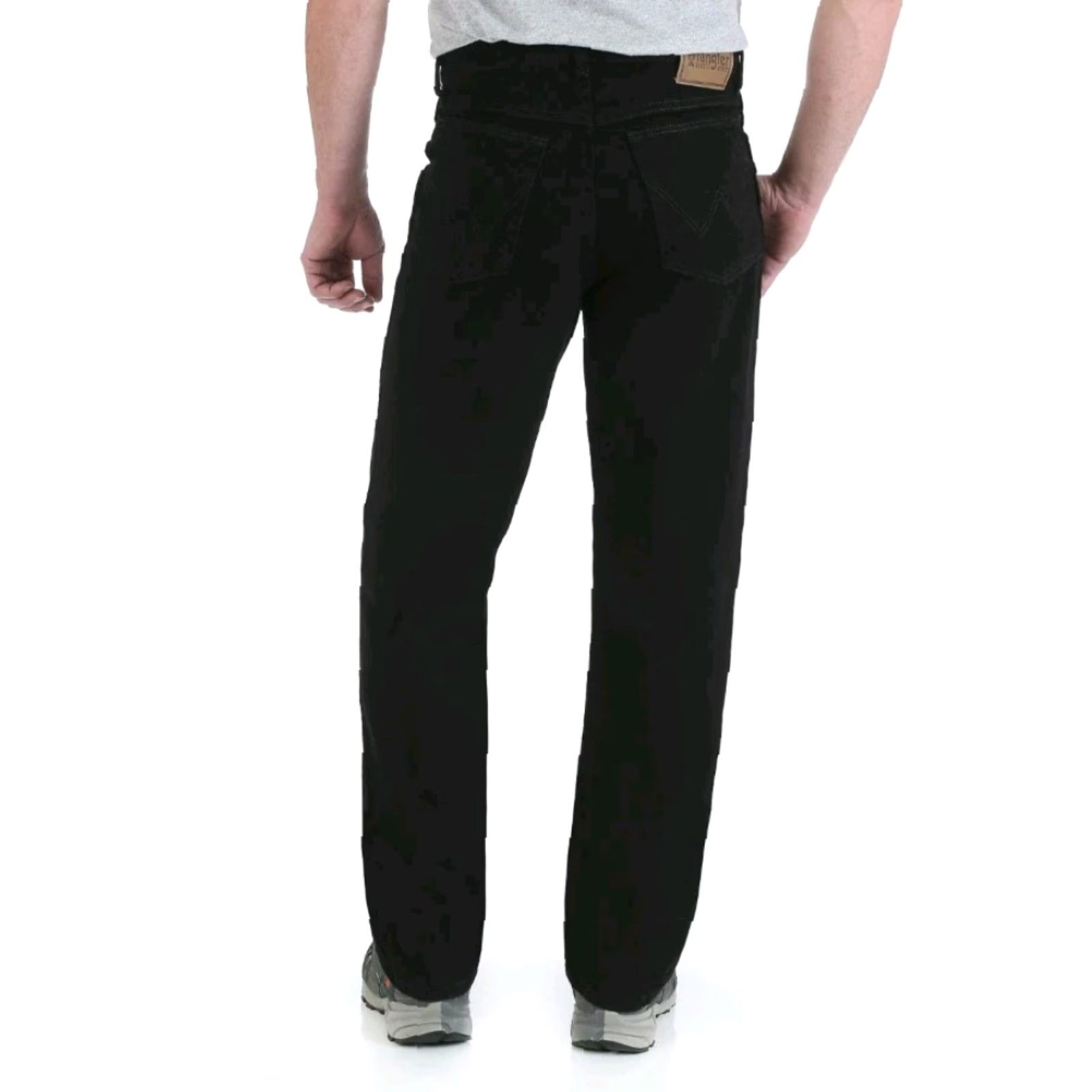 Wrangler VINTAGE Wrangler Men's Jeans 42x30 Black Cotton Straight Fit Western Wear Americana Style Size US 42 / EU 58 - 2 Thumbnail