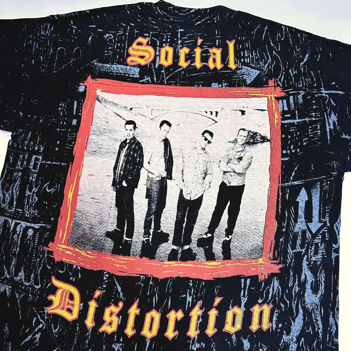 Band Tees × Fruit Of The Loom × Vintage Social Distortion VTG 90’s OVP Size US L / EU 52-54 / 3 - 4 Thumbnail