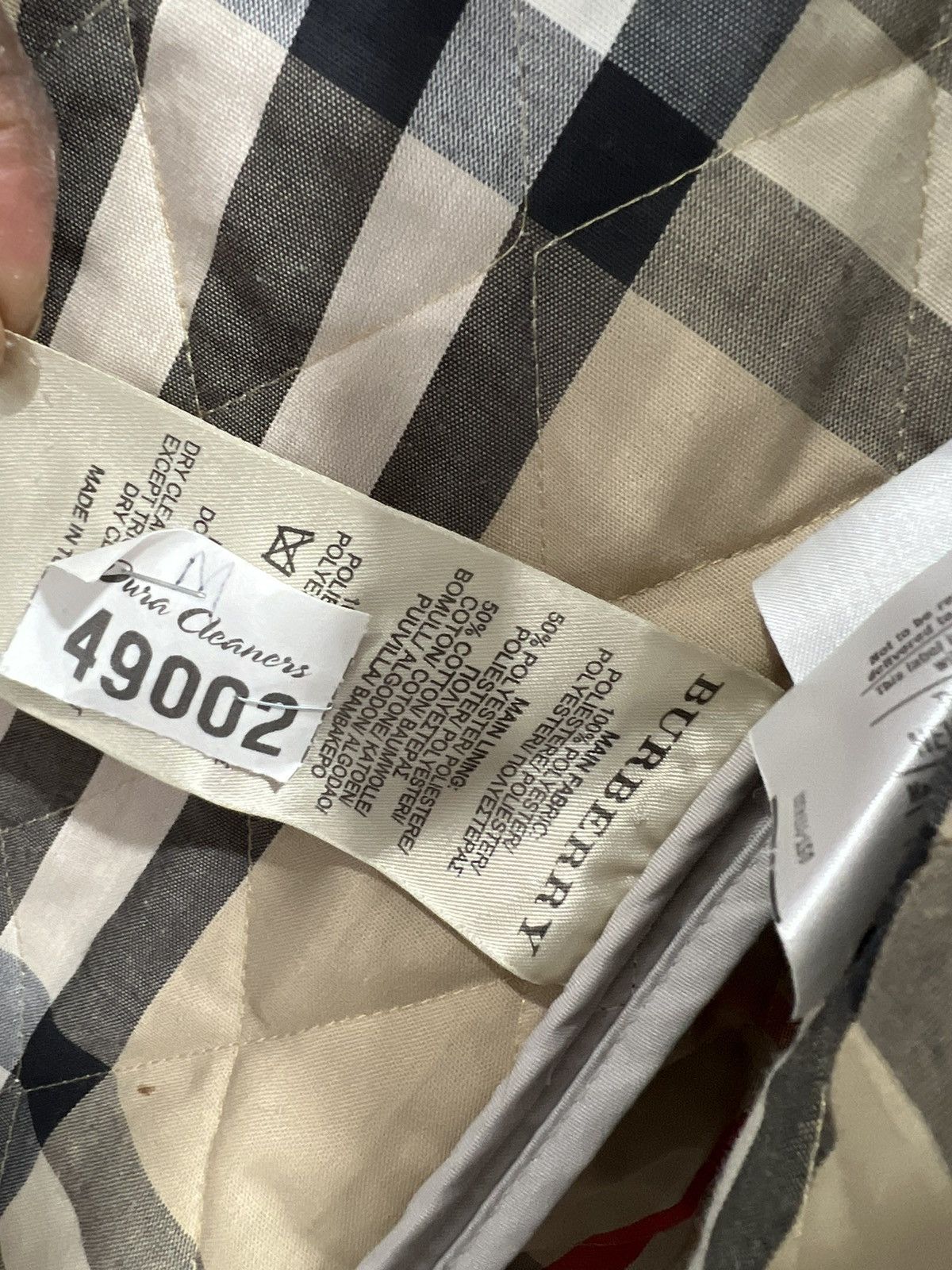 Burberry Womens Burberry Brit Diamond Quilted Jacket Nova Check Size L / US 10 / IT 46 - 6 Thumbnail