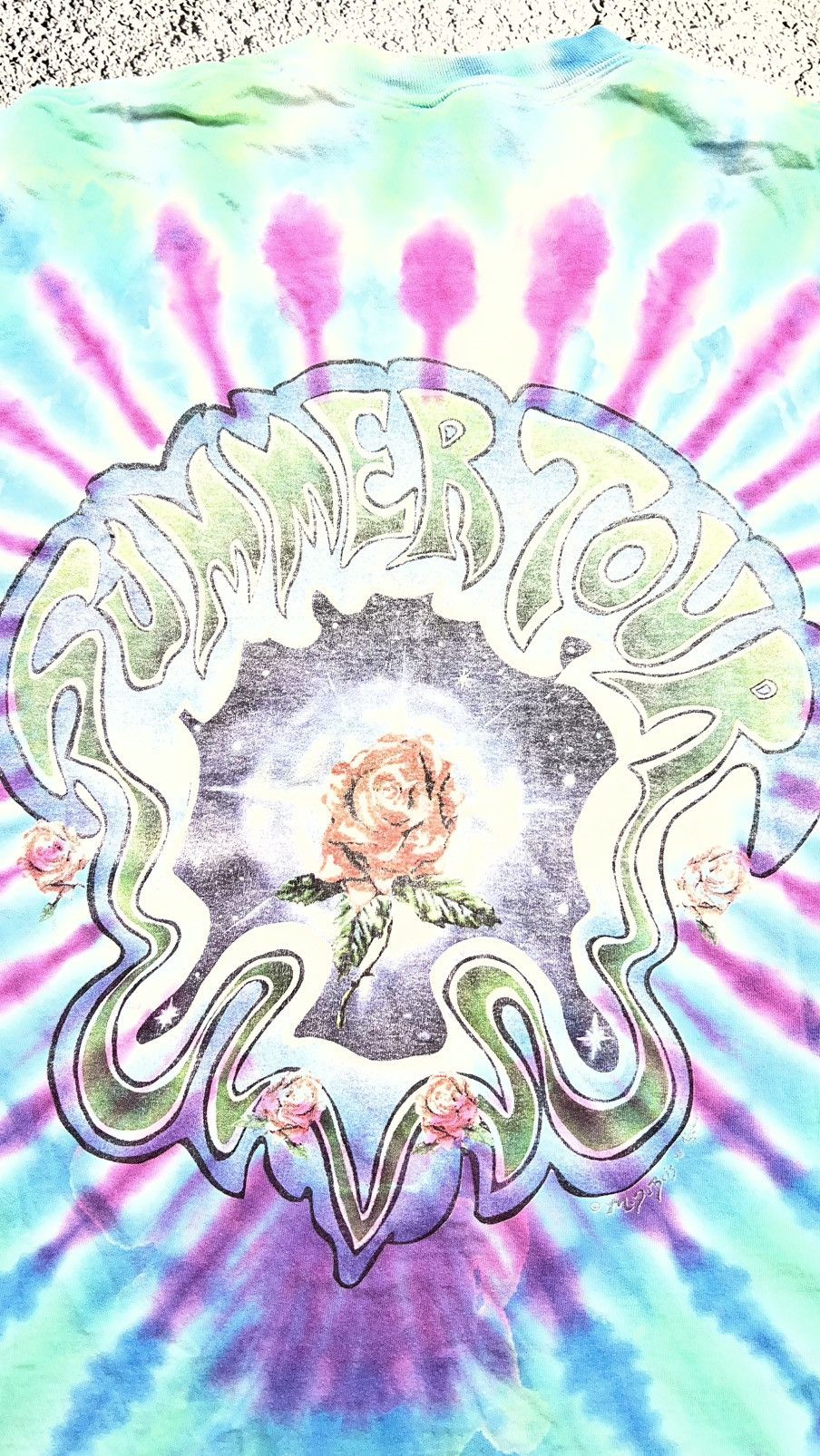 1993 Grateful Dead summer season M.Dubois anvil tee