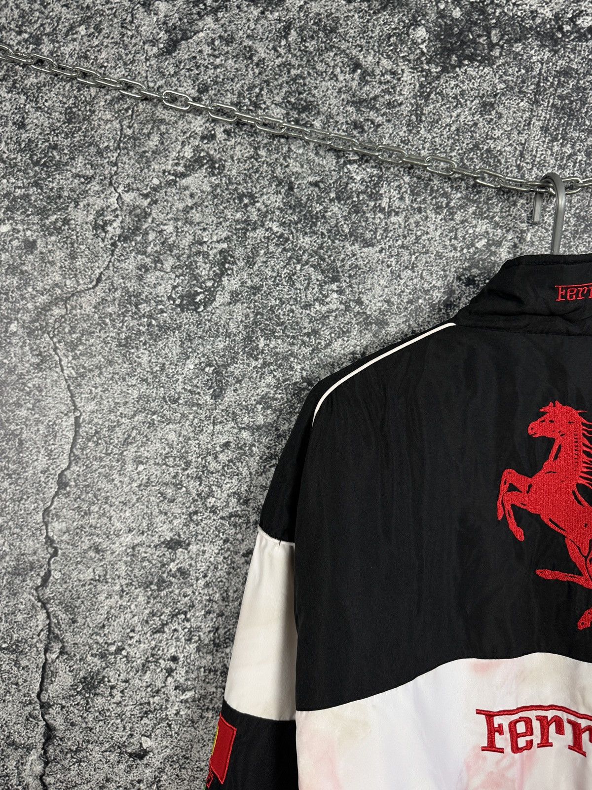 Ferrari Rare Ferrari Vintage Racing Jacket F1 Schumacher Shell Sz L Size US L / EU 52-54 / 3 - 14 Thumbnail