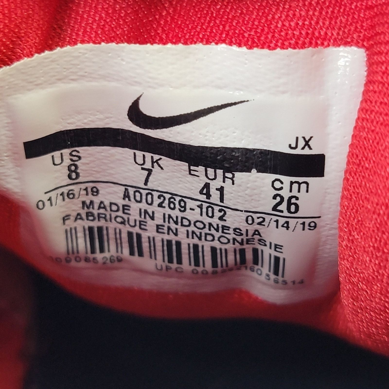 Nike Nike Zoom 2K Off White University Red - 8/9.5 Size US 8 / EU 41 - 9 Thumbnail