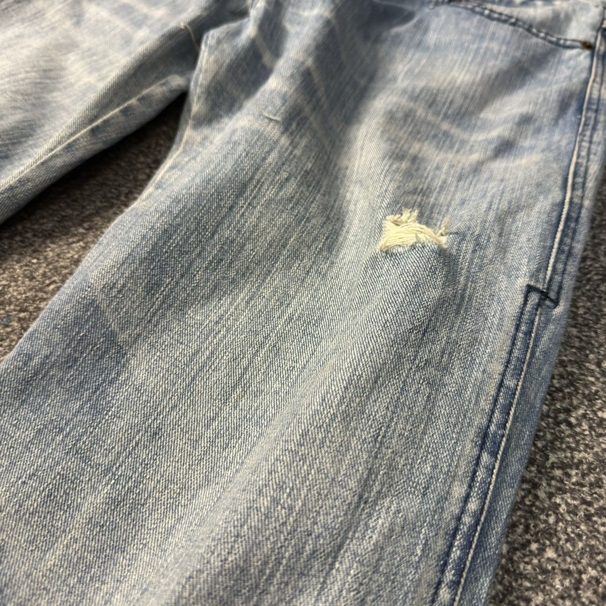 14th Addiction 🔥Japanese Double Layer Ttu Knit Distressed Denim y2k Style Size US 30 / EU 46 - 7 Thumbnail