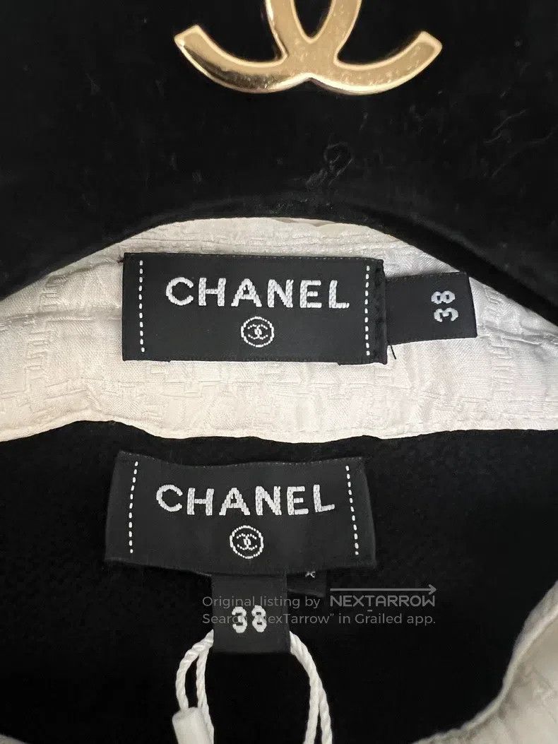 Chanel Chanel 25b detachable doll collar black cashmere cardigan Size XS / US 0-2 / IT 36-38 - 4 Thumbnail