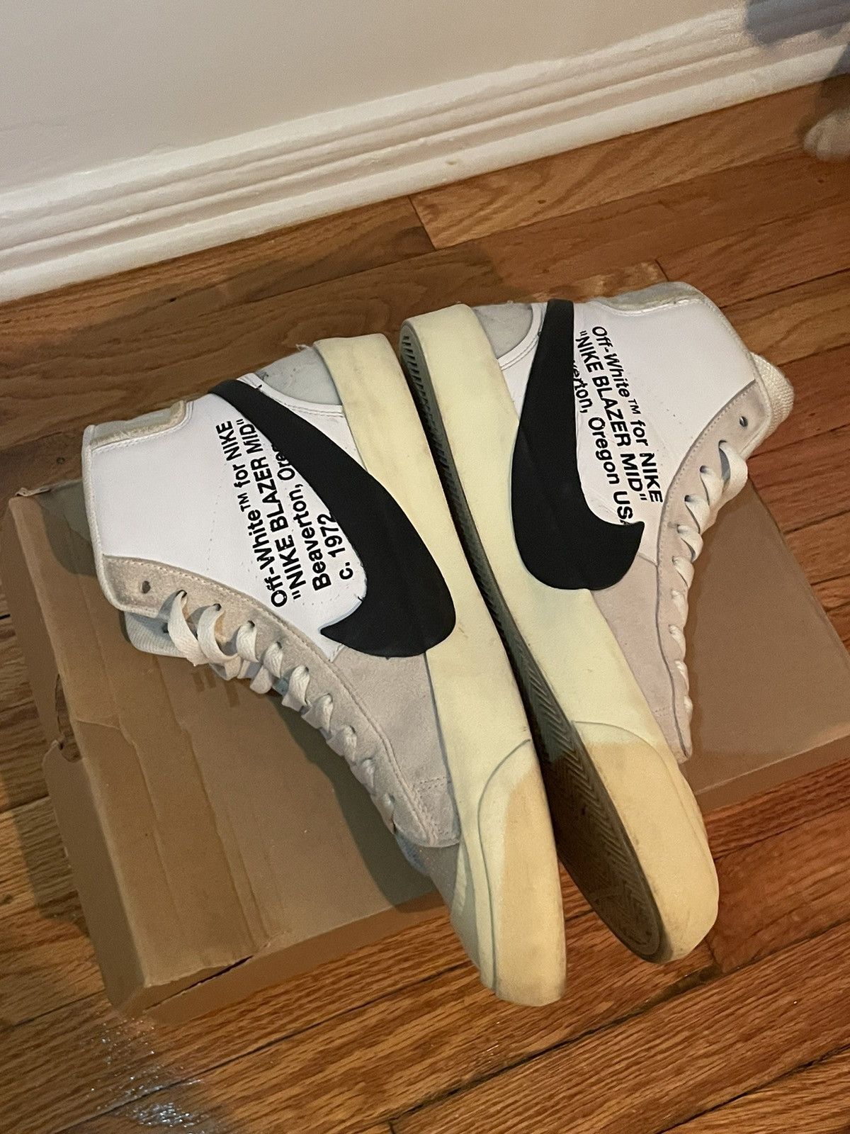 Nike × Off-White Off White x Blazer Mid “The Ten” Size US 10 / EU 43 - 5 Thumbnail